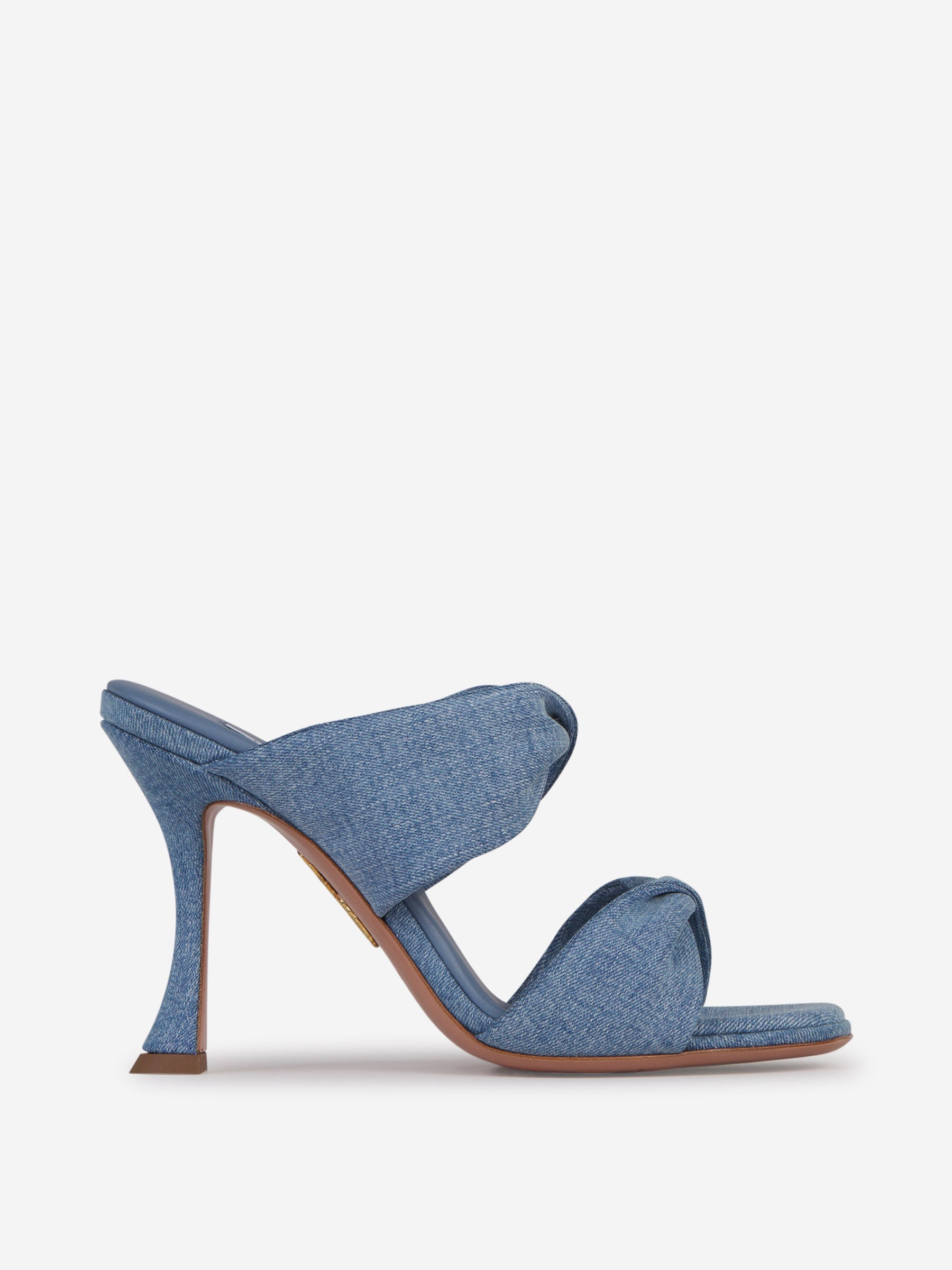Outlet online Aquazzura Mujer Sandalias Twist Denim color Azul Denim sku 800-005171 01 - Foto 1