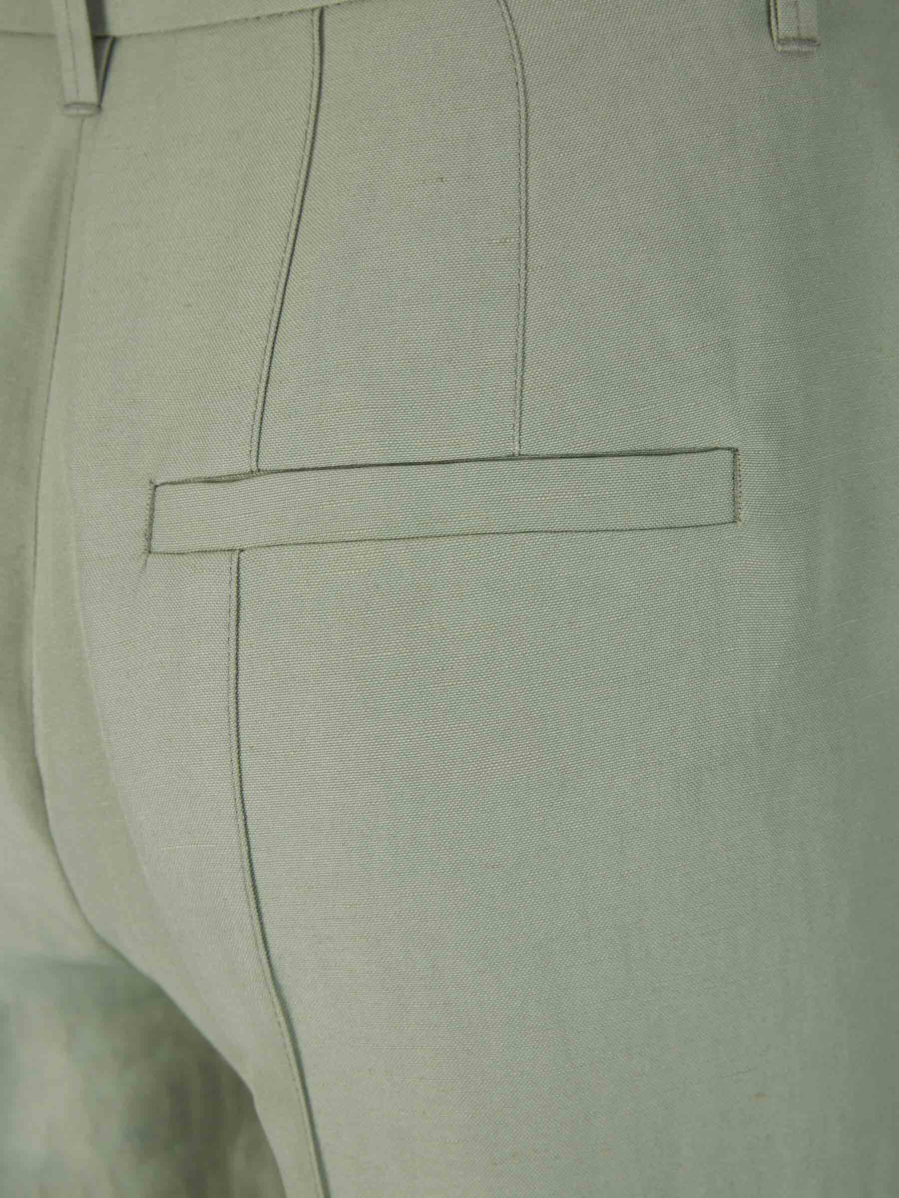 Outlet online Dorothee Schumacher Mujer Pantalones Formales Lino color Verde Menta sku 761-003499 01 - Foto 6