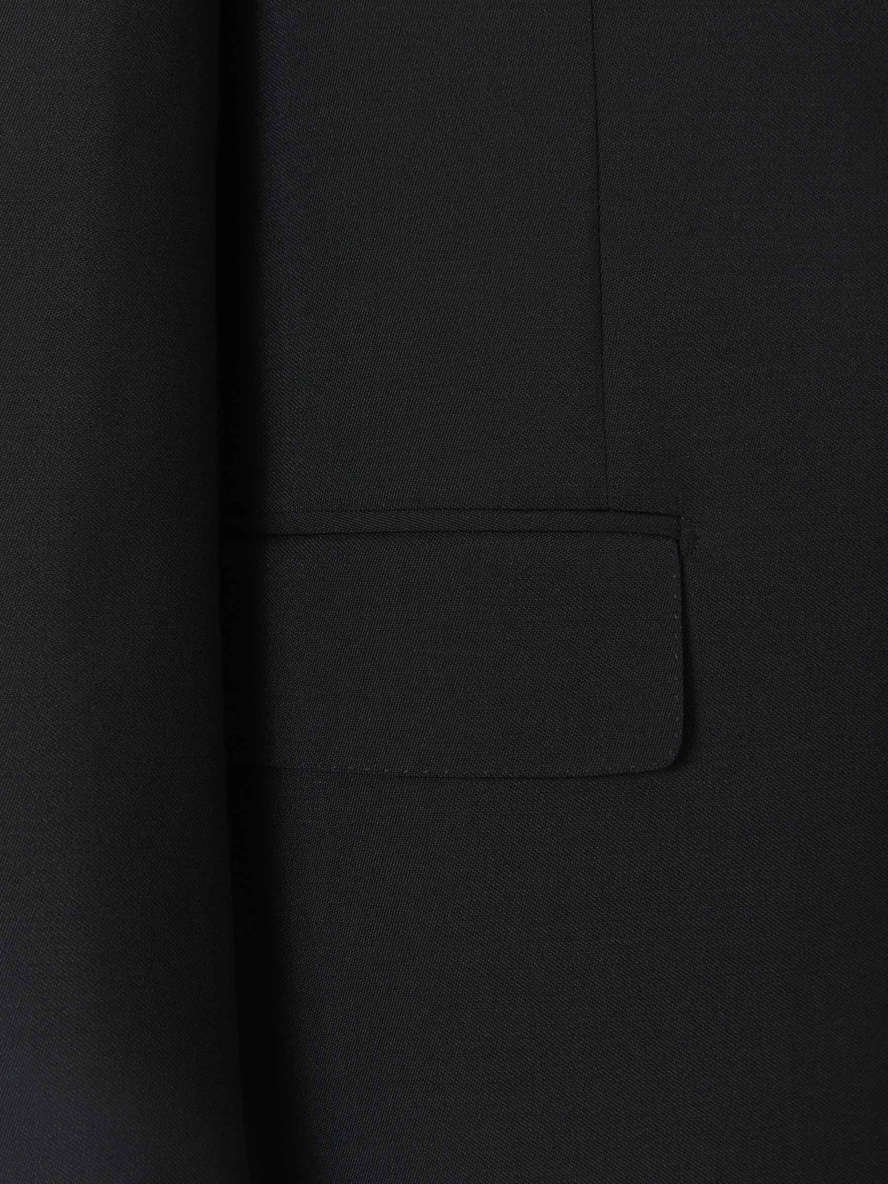 Outlet online Isaia Hombre Traje de Lana Mohair color Negro sku 312-002560 02 - Foto 6