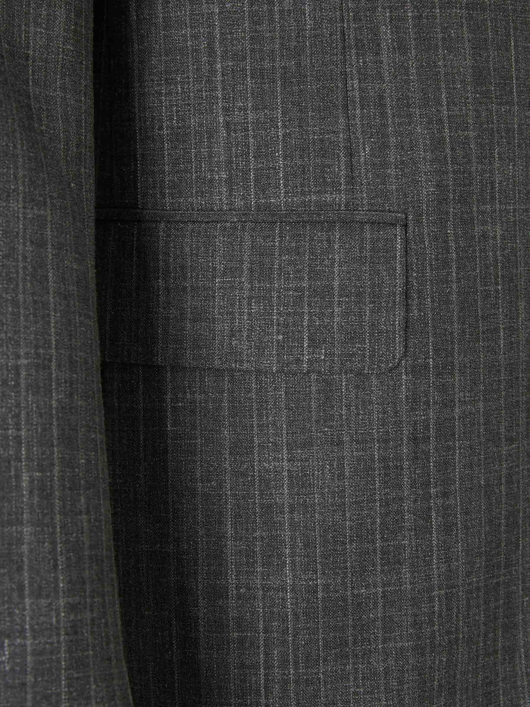 Outlet online Canali Hombre Traje Texturizado Lana color Gris Antracita sku 312-002804 01 - Foto 4