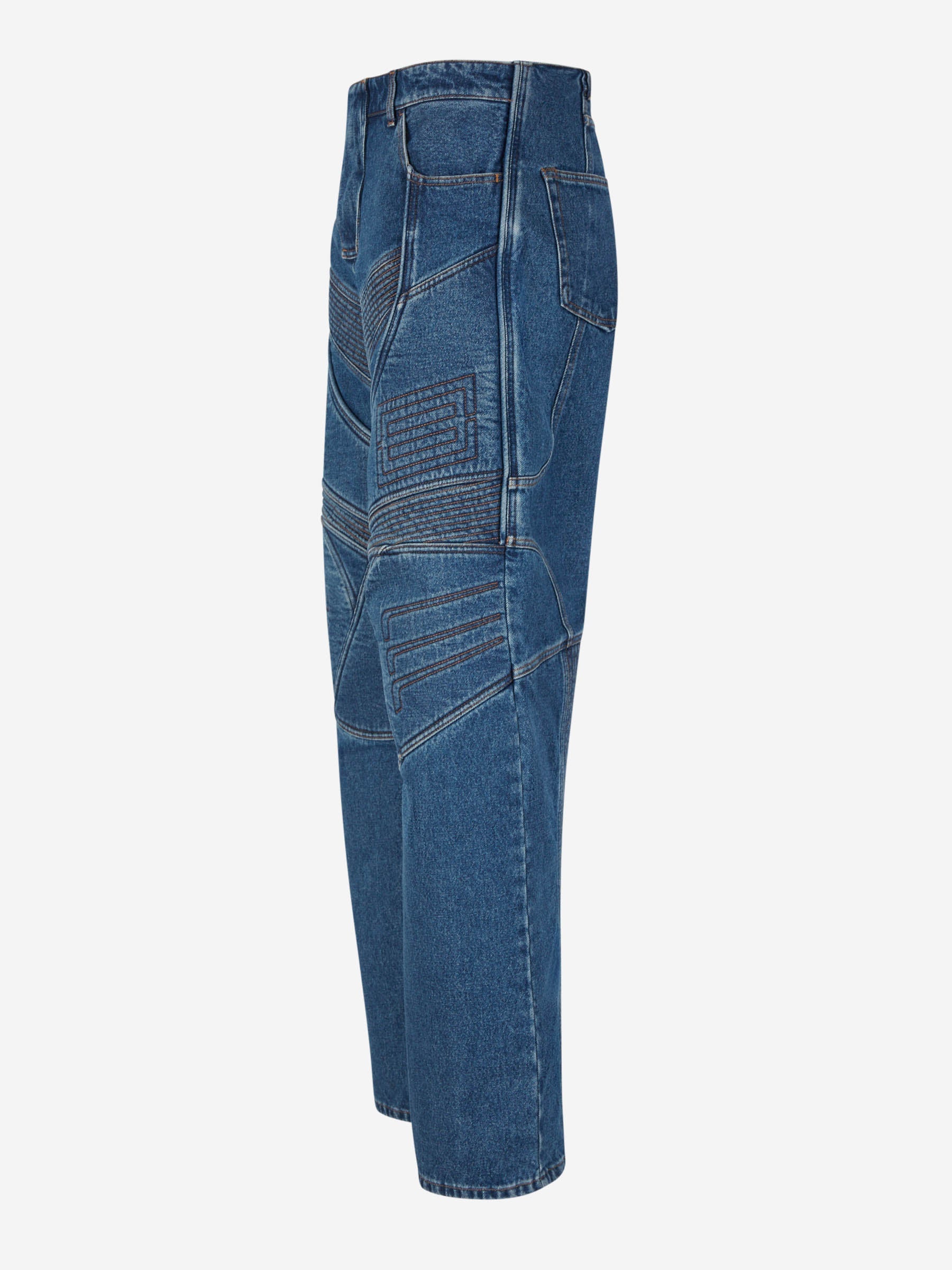 Outlet online Acne Studios Hombre Jeans Wide Leg Biker color Azul Denim sku 522-002565 01 - Foto 2