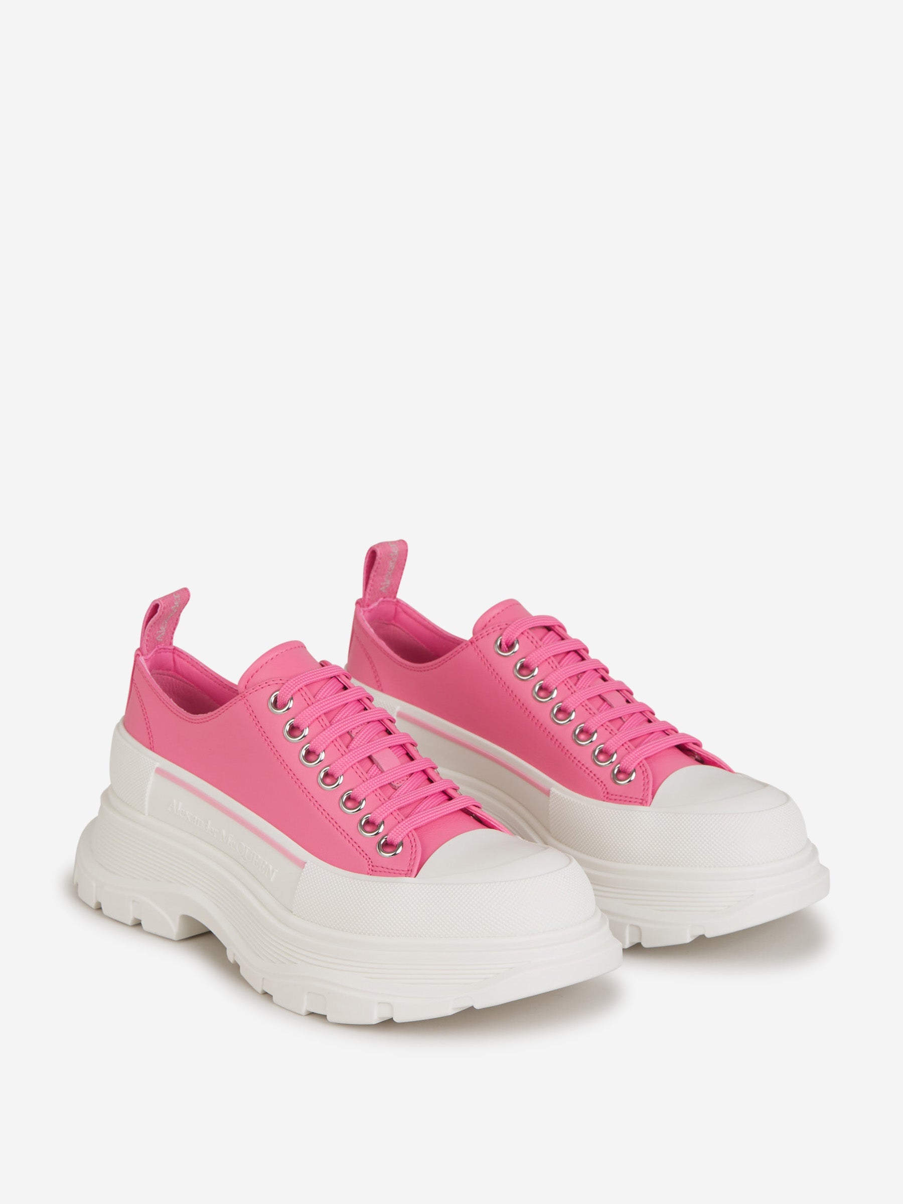 Outlet online McQueen Mujer Sneakers Piel Lisa color Rosa sku 806-000319 01 - Foto 2