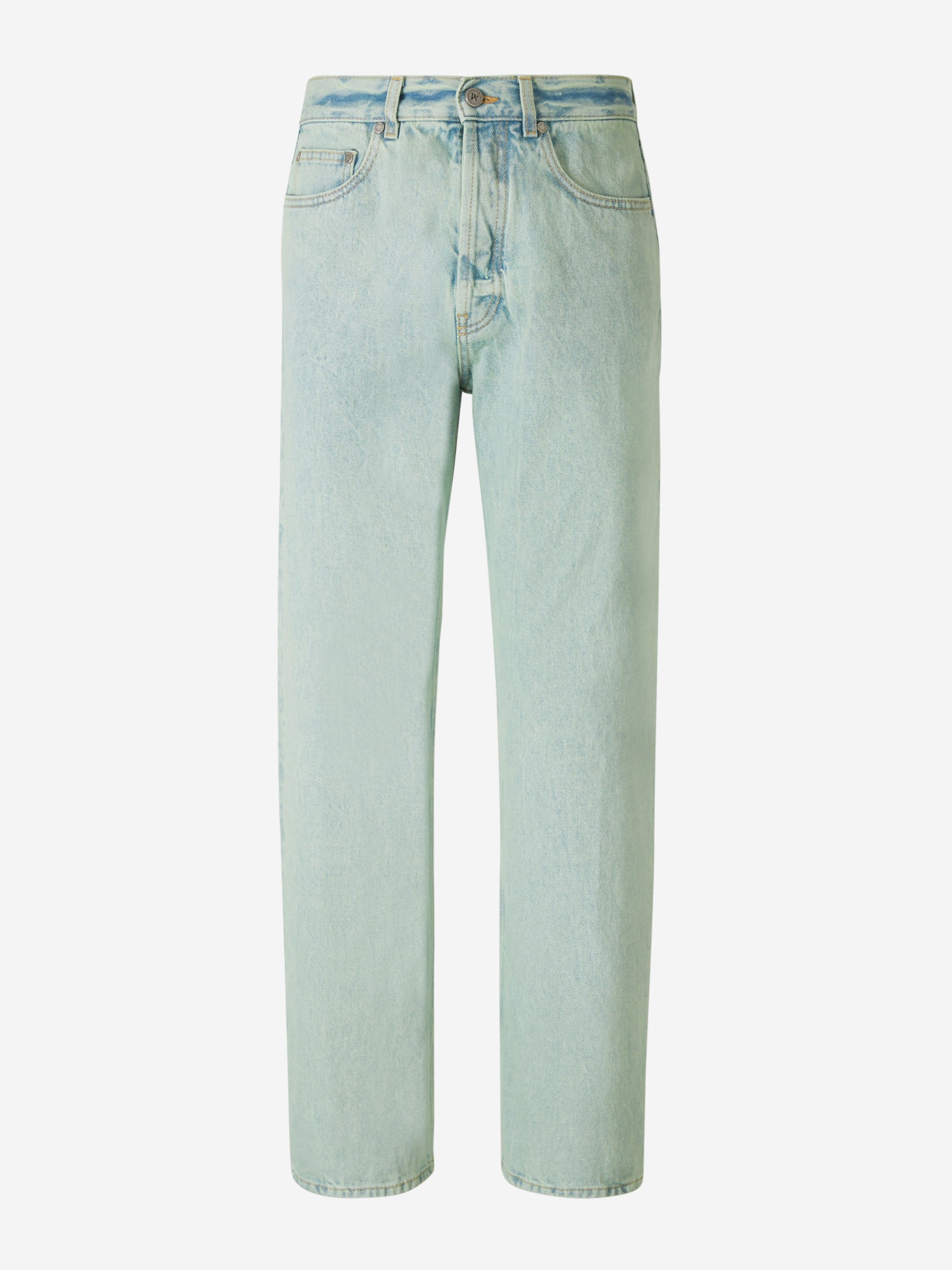 Outlet online Palm Angels Hombre Jeans Straight Fit color Azul Denim sku 522-002588 01 - Foto 1