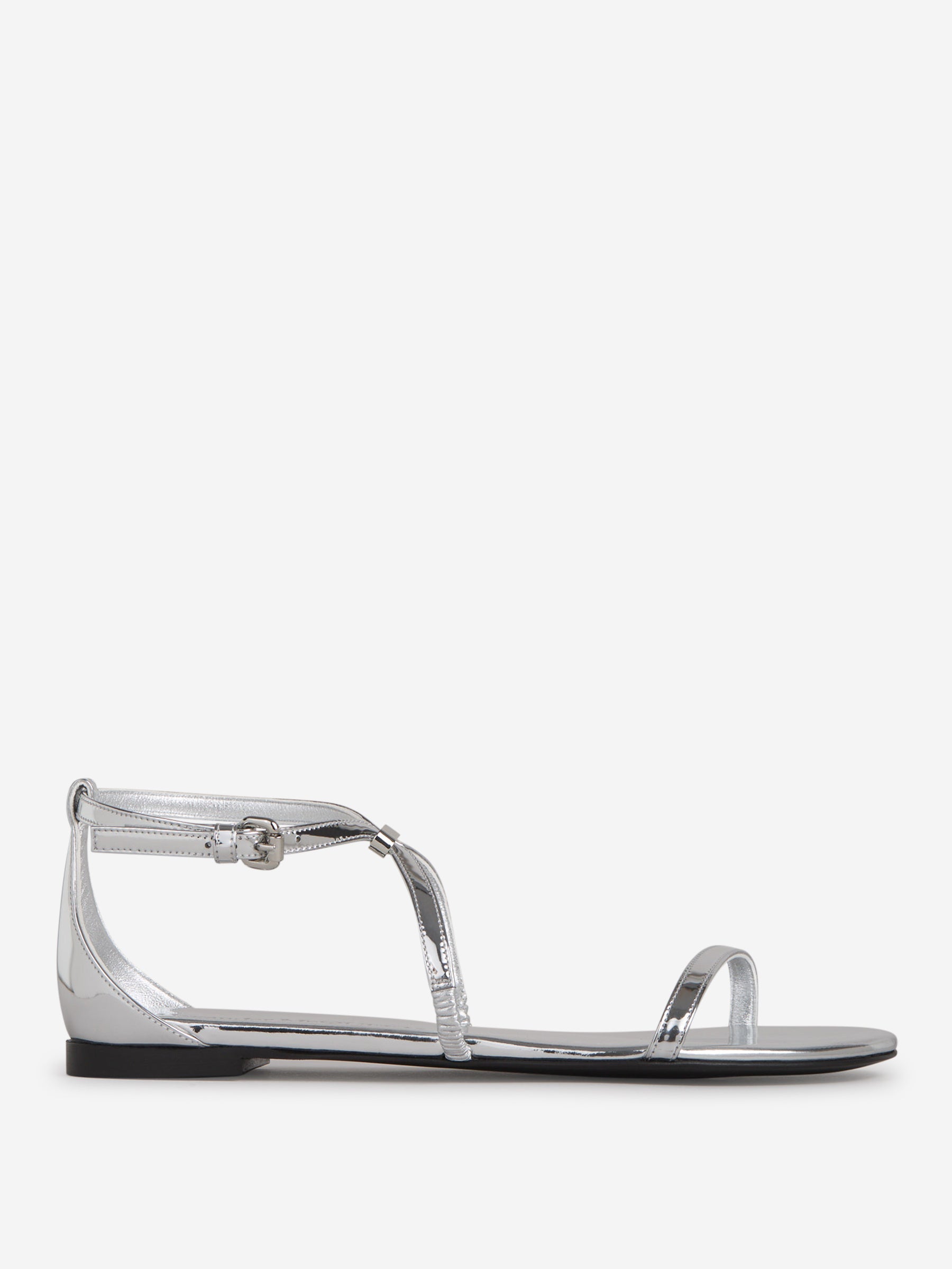Outlet online McQueen Mujer Sandalias Tiras Silver color Plateado sku 800-005288 01 - Foto 1