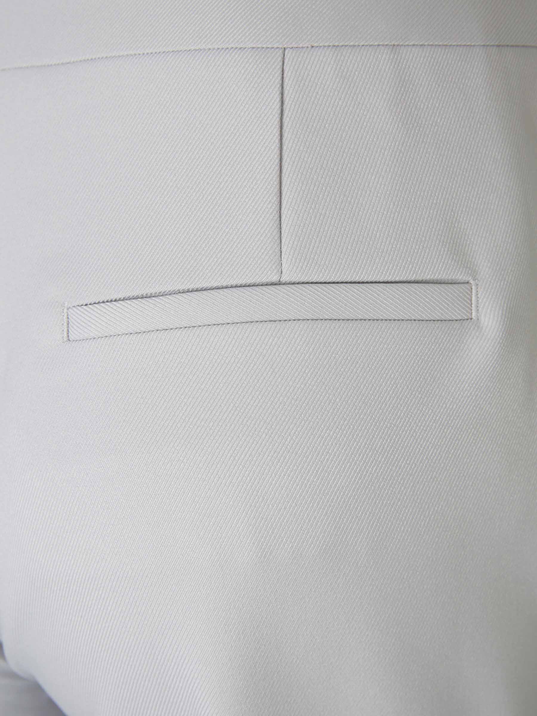 Outlet online Off-White Mujer Pantalones Formales Ajustados color Gris Claro sku 761-003417 01 - Foto 4