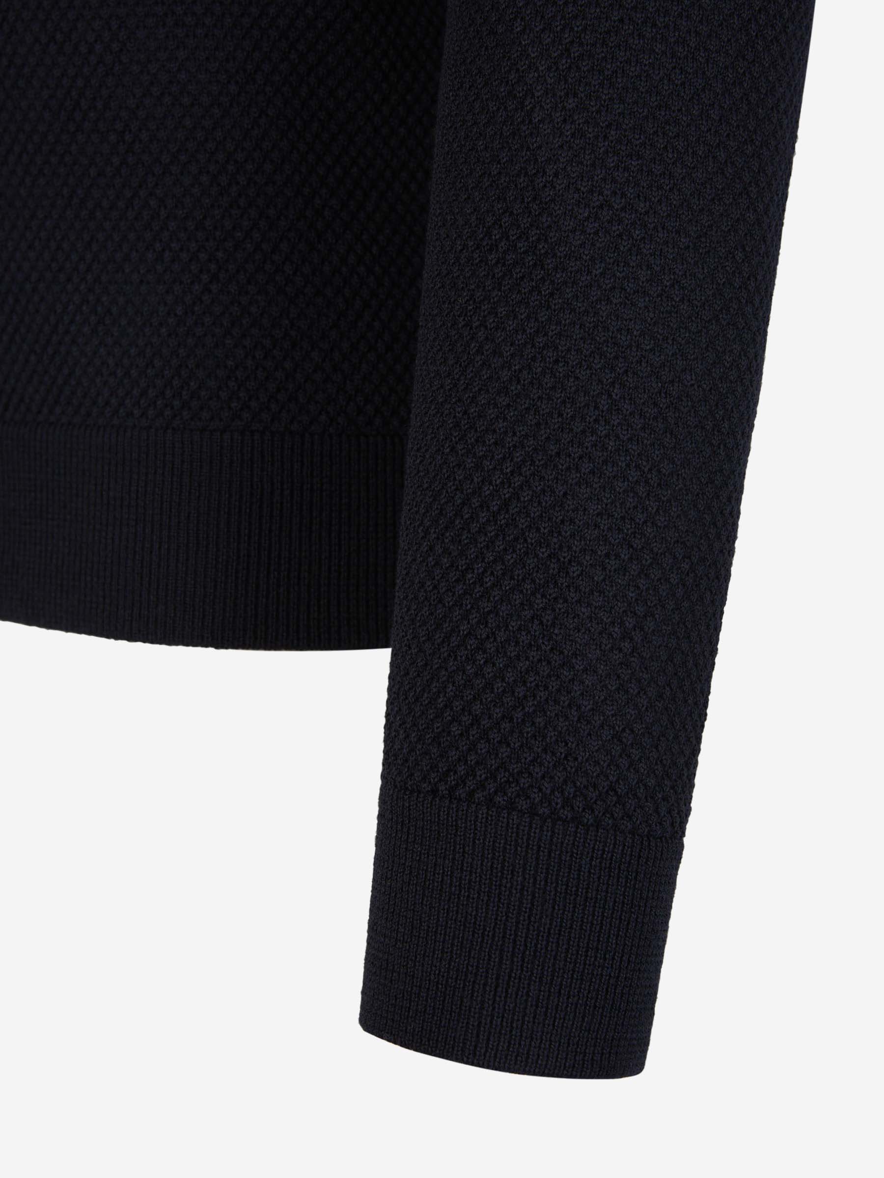 Outlet online Zanone Hombre Jersey Punto Lana color Azul Noche sku 542-002296 02 - Foto 4