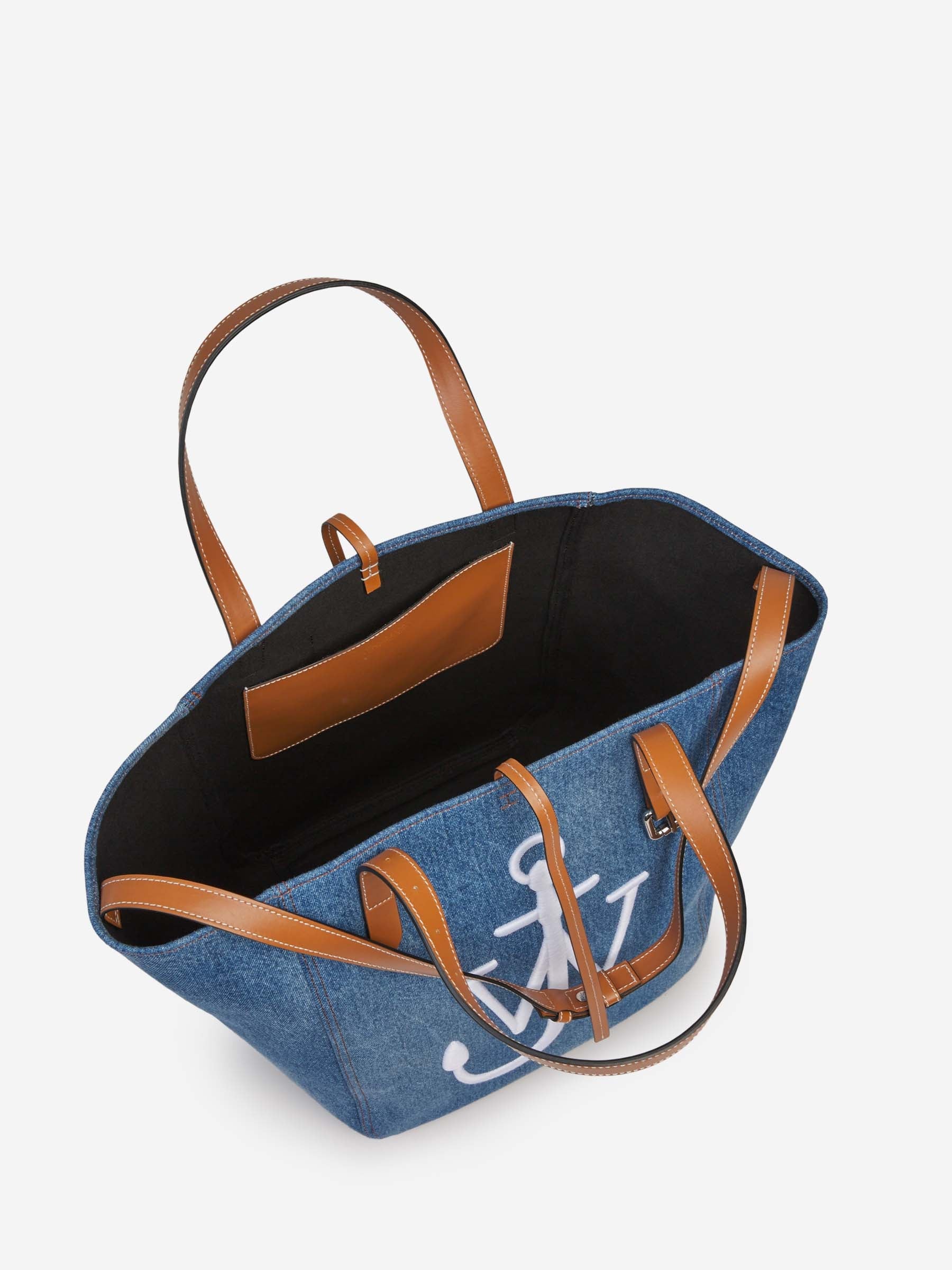 Outlet online JW Anderson Mujer Bolso Tote Denim color Azul Denim sku 810-007323 00 - Foto 4