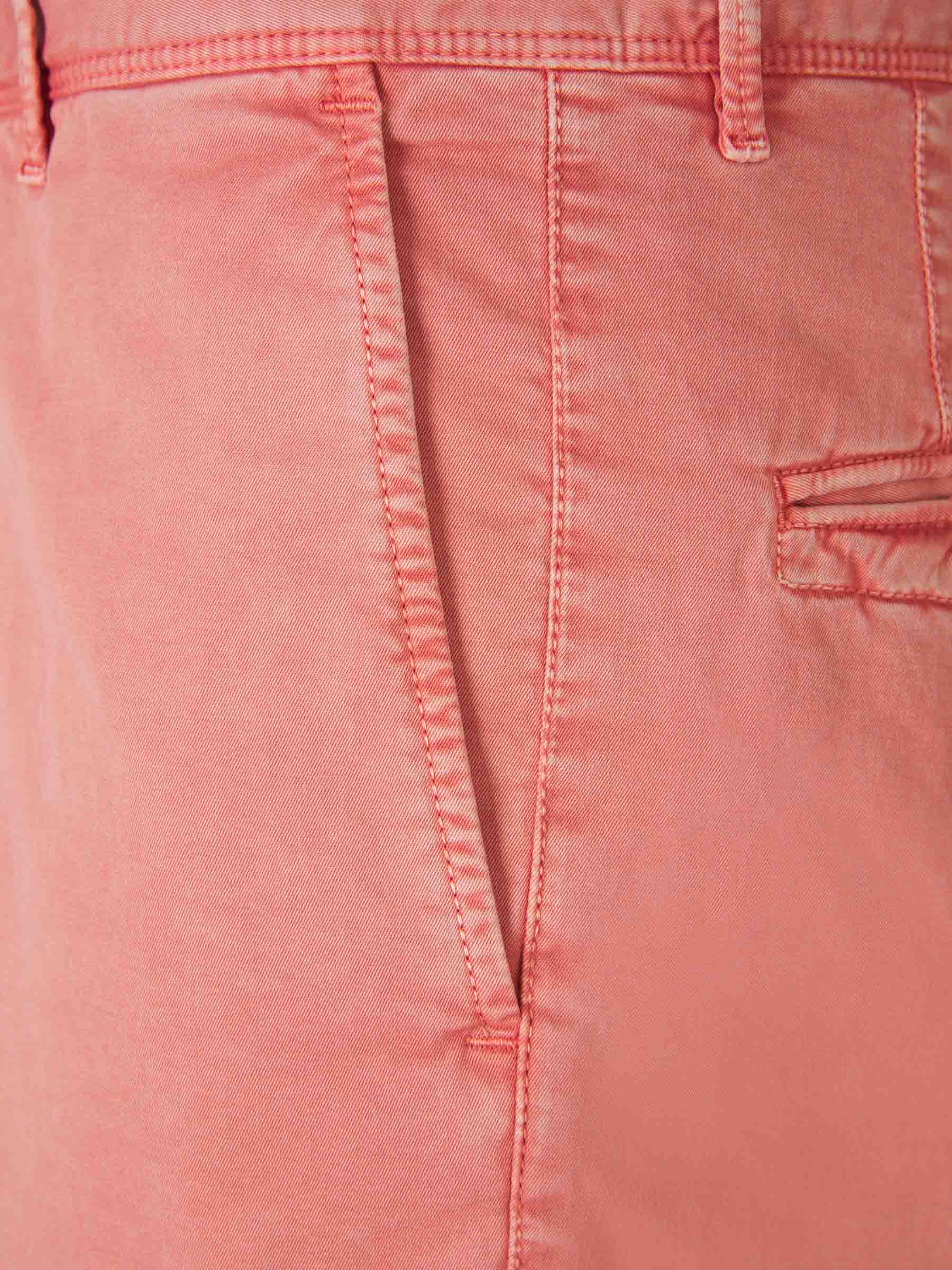 Outlet online Incotex Slacks Hombre Bermudas Casual Algodón color Coral sku 523-000919 01 - Foto 3