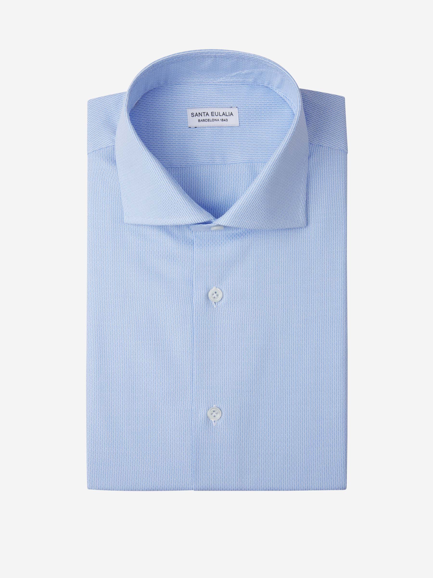 Outlet online Santa Eulalia Hombre Camisa Algodón color Azul Cielo sku 401-003109 02 - Foto 1