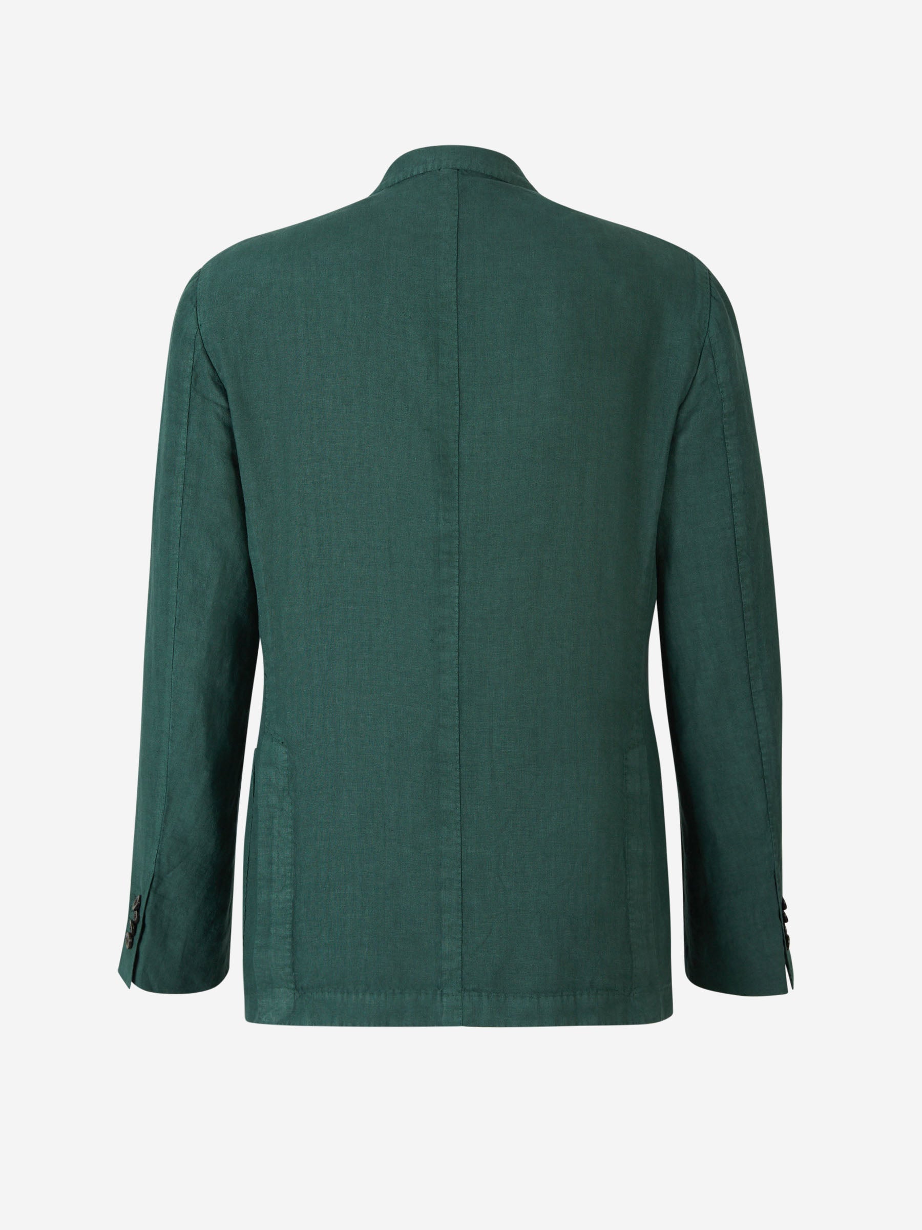 Outlet online Boglioli Hombre Americana Recta Lino color Verde Oscuro sku 302-003451 01 - Foto 2