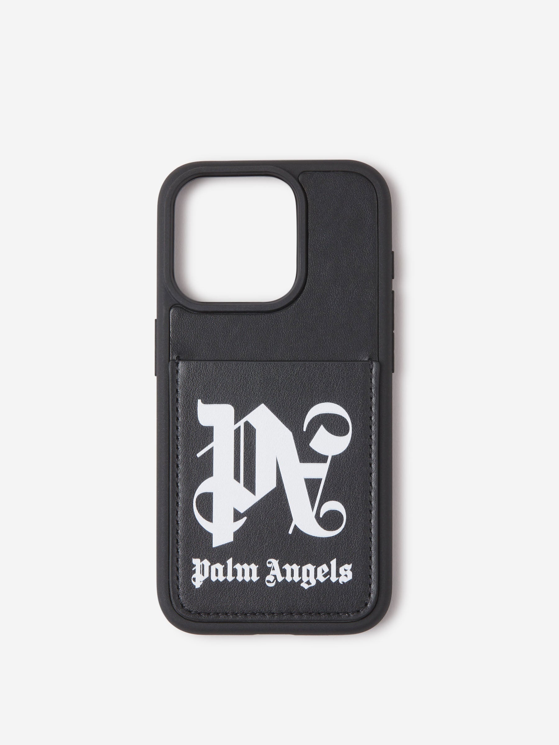 Outlet online Palm Angels Hombre Funda Iphone 15 Pro Logo color Negro sku 699-002297 01 - Foto 1