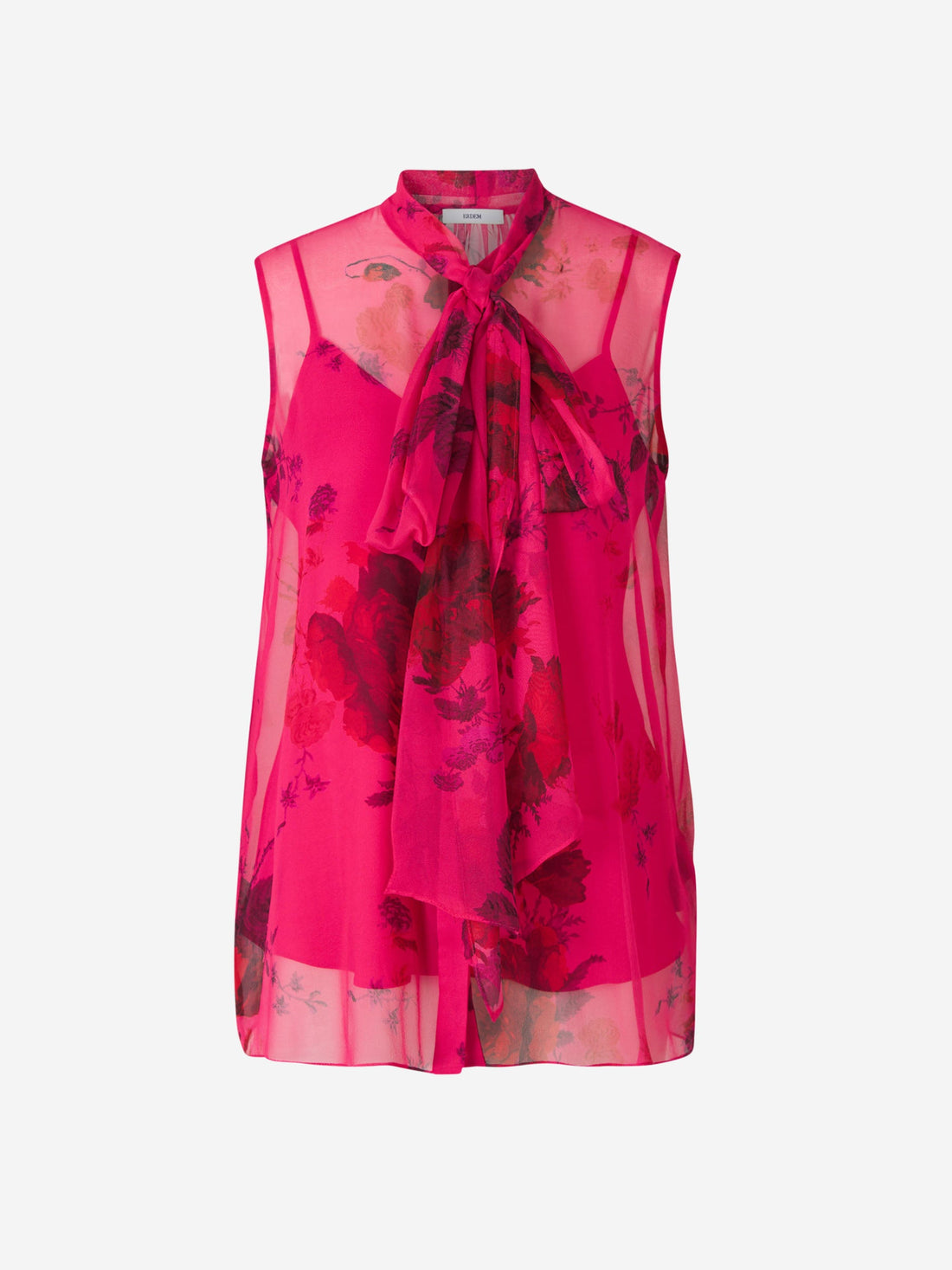 Erdem Blusa Motivo Flores color Fucsia sku 703-002191 01 - Foto 1