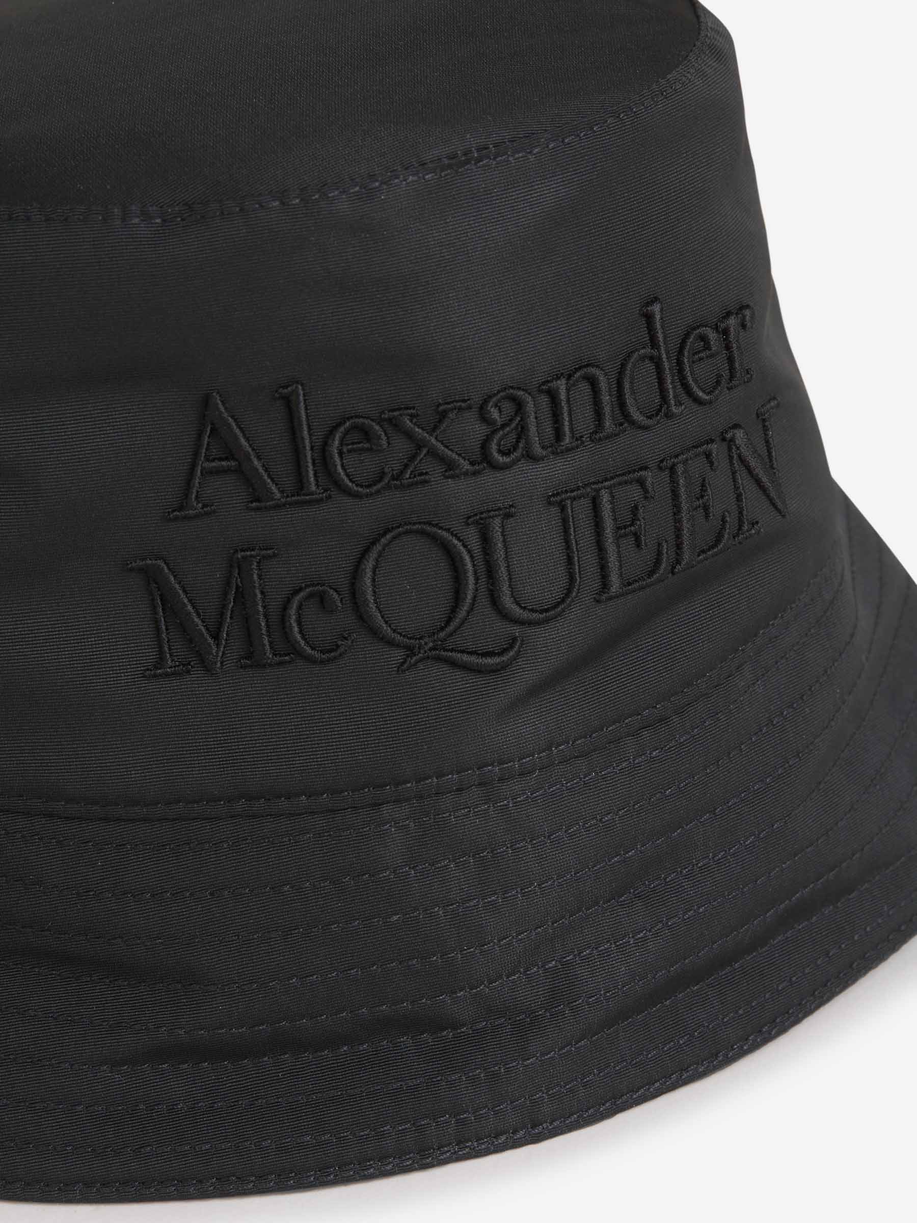 Outlet online McQueen Hombre Sombrero Pescador Logo color Negro sku 695-001424 01 - Foto 6