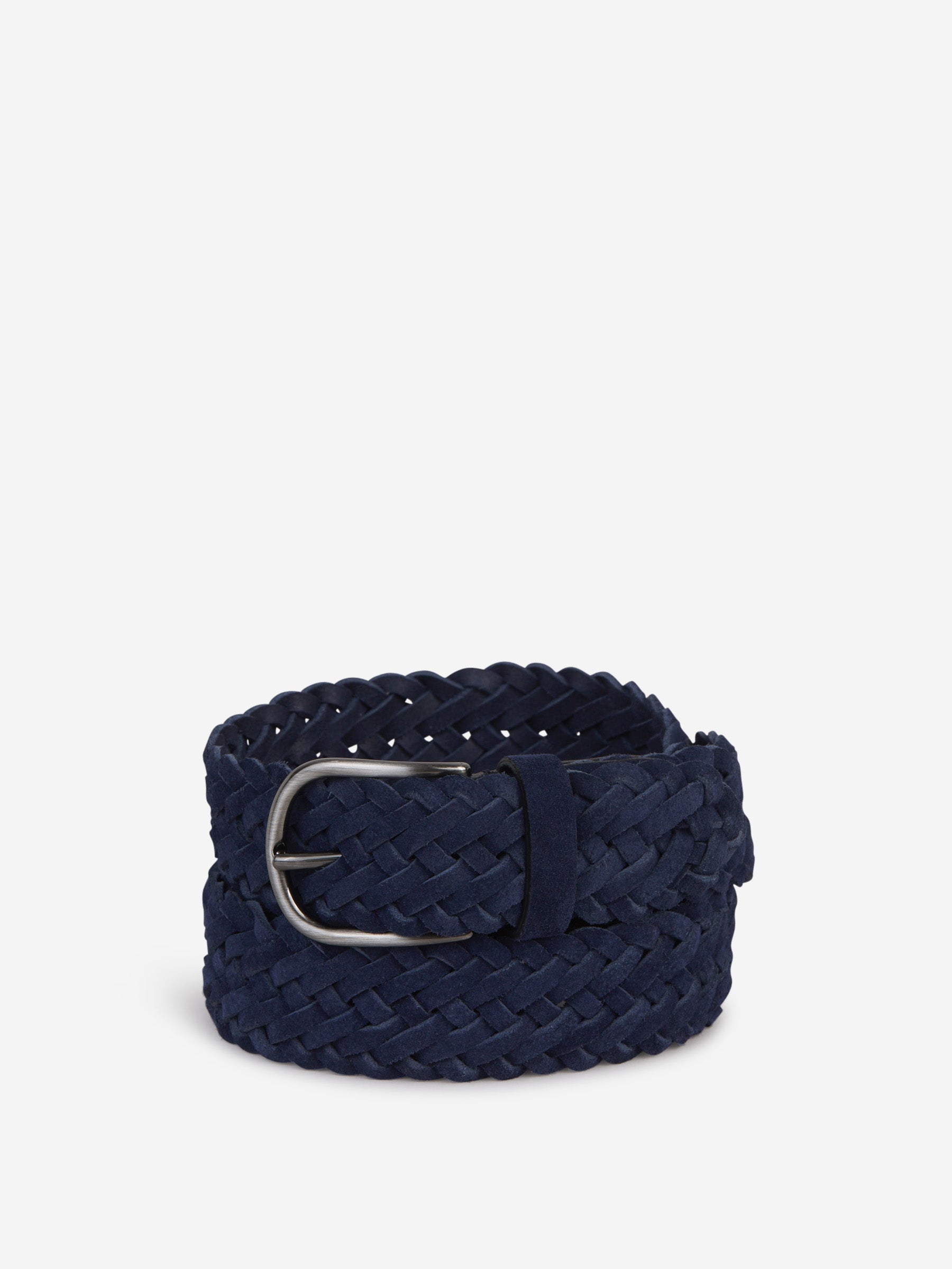 Cinturón Trenzado Piel Ante