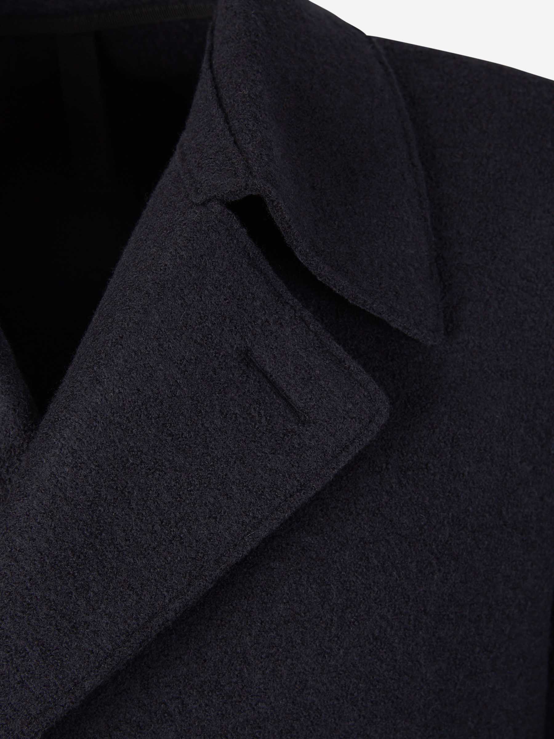 Harris Wharf Abrigo Cruzado Lana color Negro sku 502-001539 02 - Foto 3