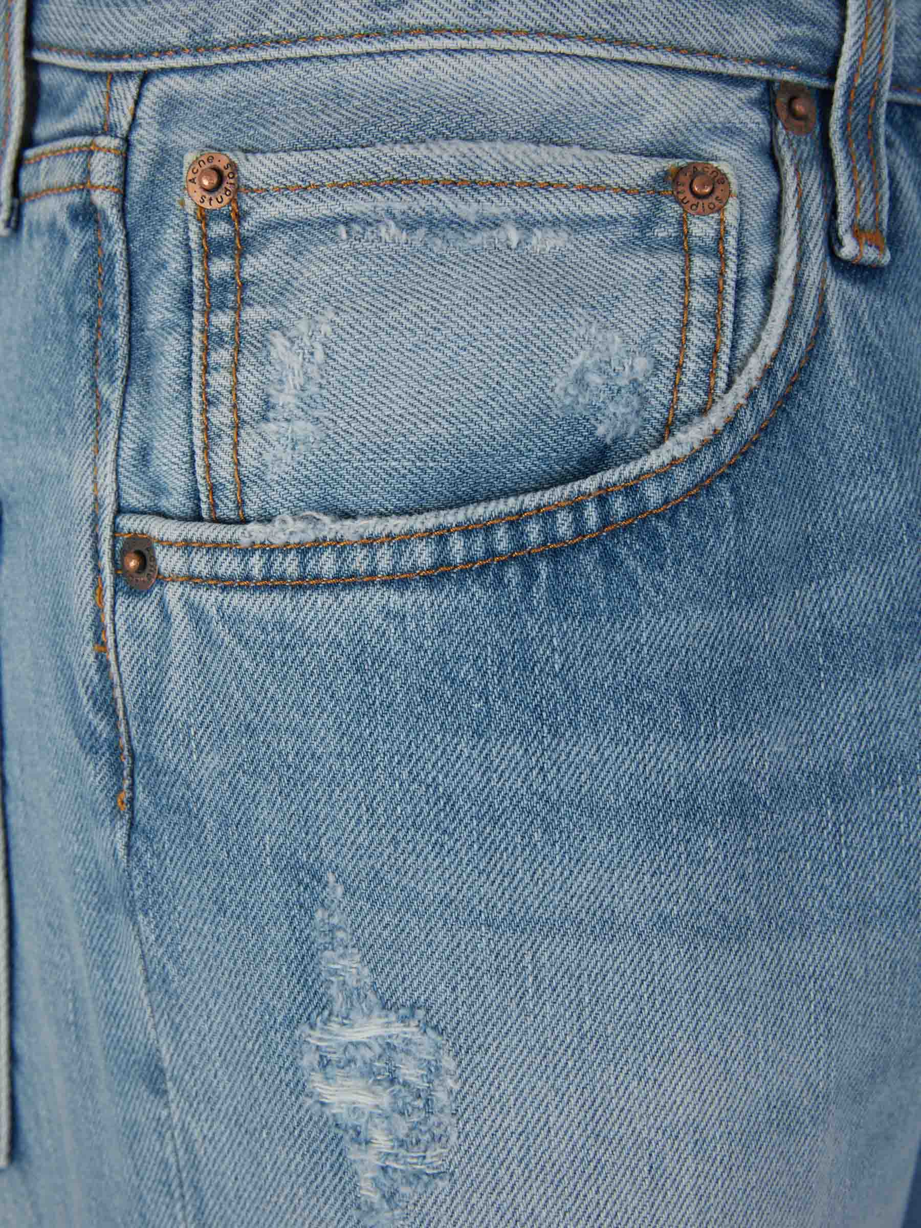 Outlet online Acne Studios Hombre Jeans Rectos Algodón color Azul Denim sku 522-002563 01 - Foto 3