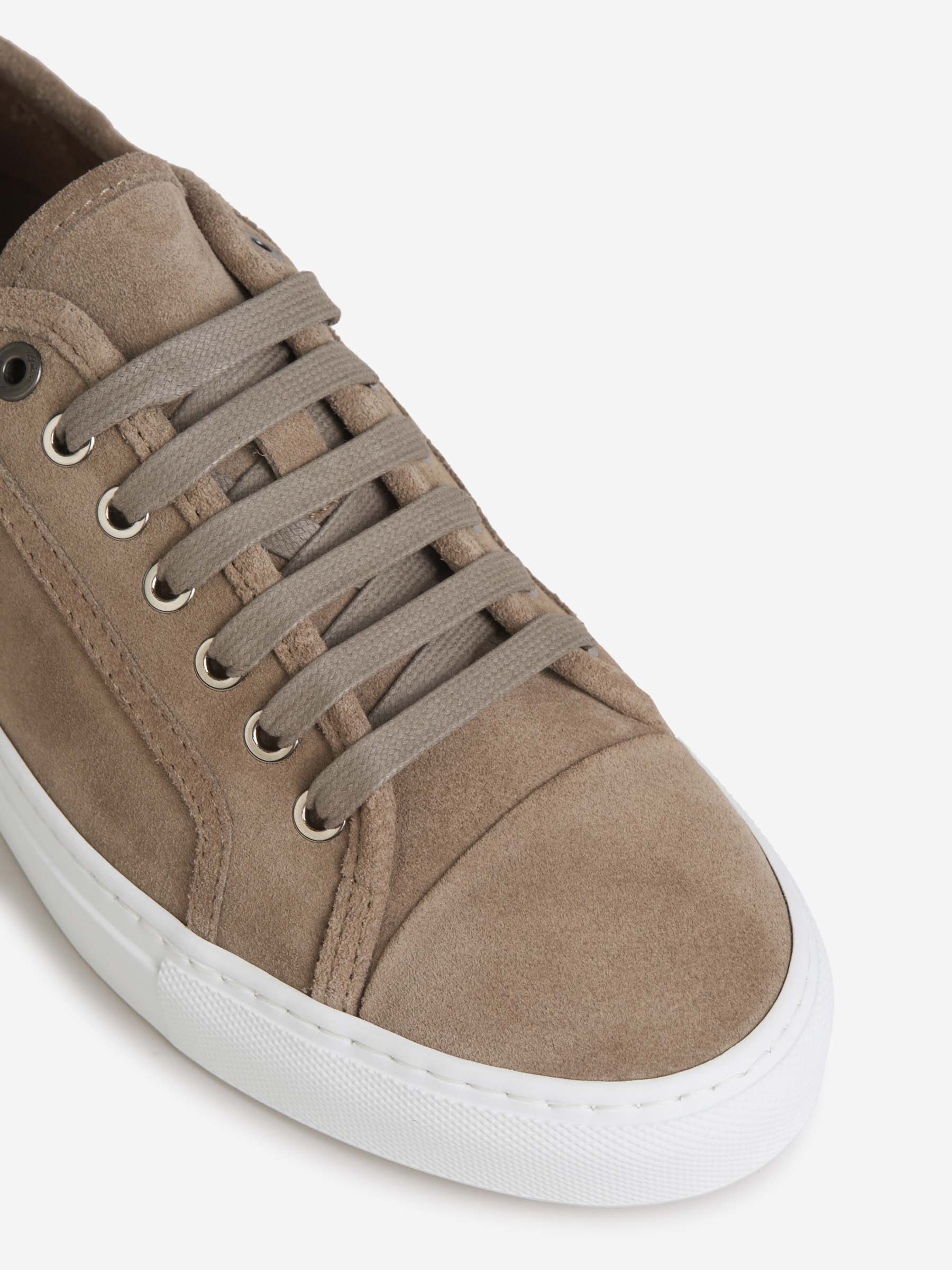 Outlet online Brioni Hombre Sneakers Piel Ante color Taupe sku 616-002650 01 - Foto 5