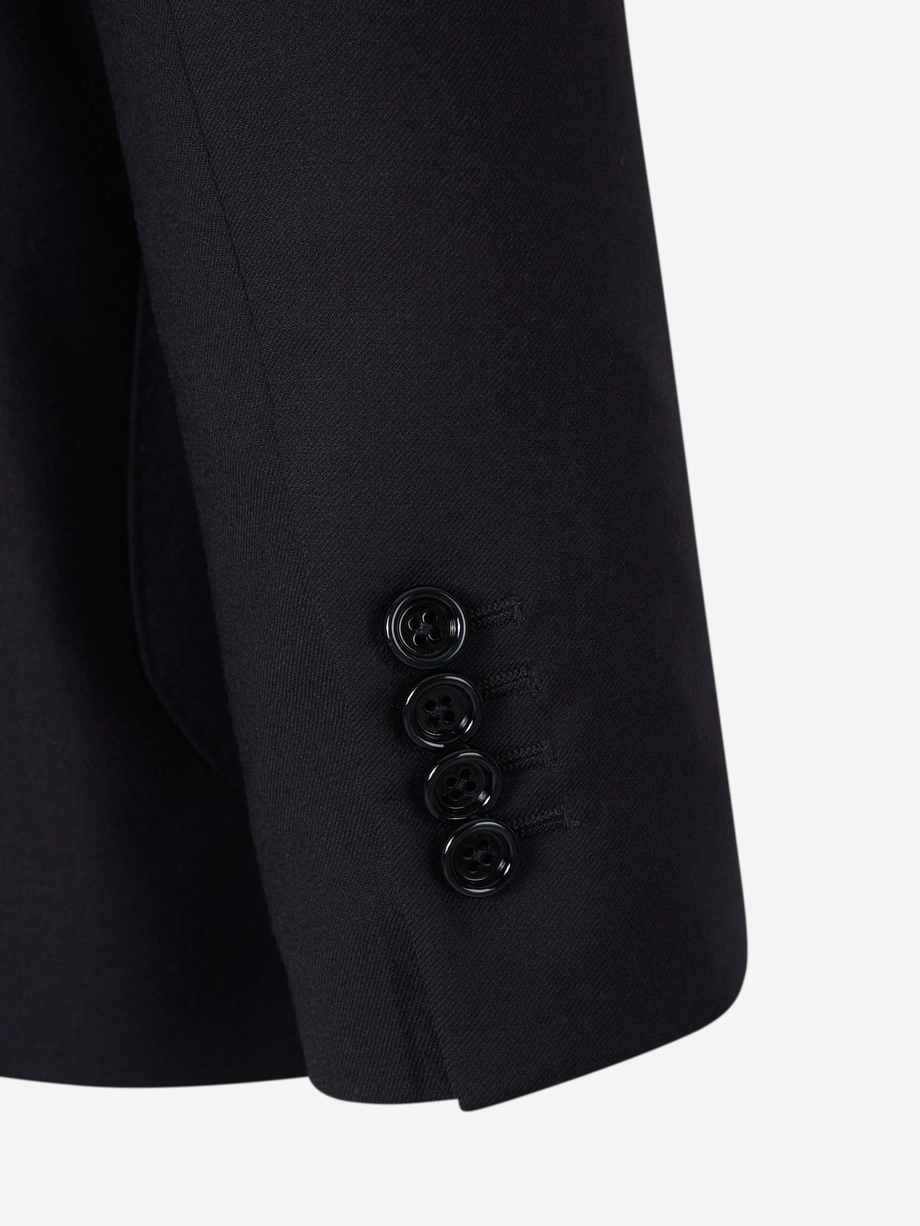 Outlet online Lardini Hombre Americana Lana Lisa color Azul Noche sku 312-002823 01 - Foto 6