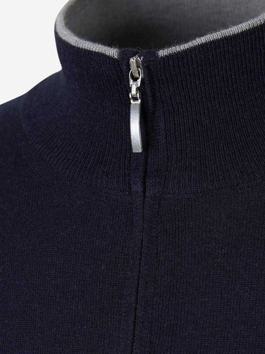 Santa Eulalia Cárdigan Cashmere Seda color Azul Marino sku 543-000885 01 - Foto 3