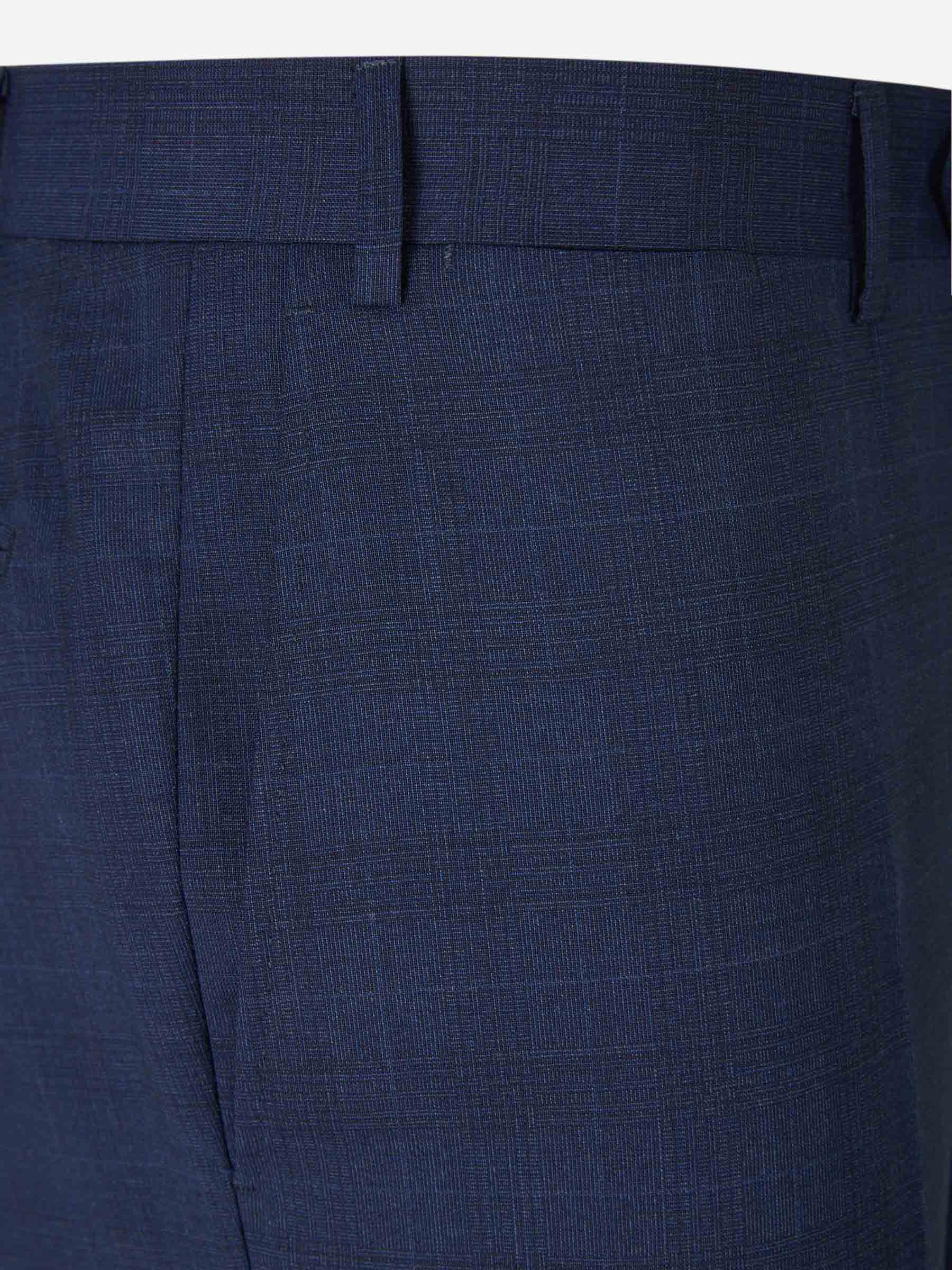 Outlet online Canali Hombre Traje Motivo Cuadros Lana color Azul Marino sku 312-002805 01 - Foto 8