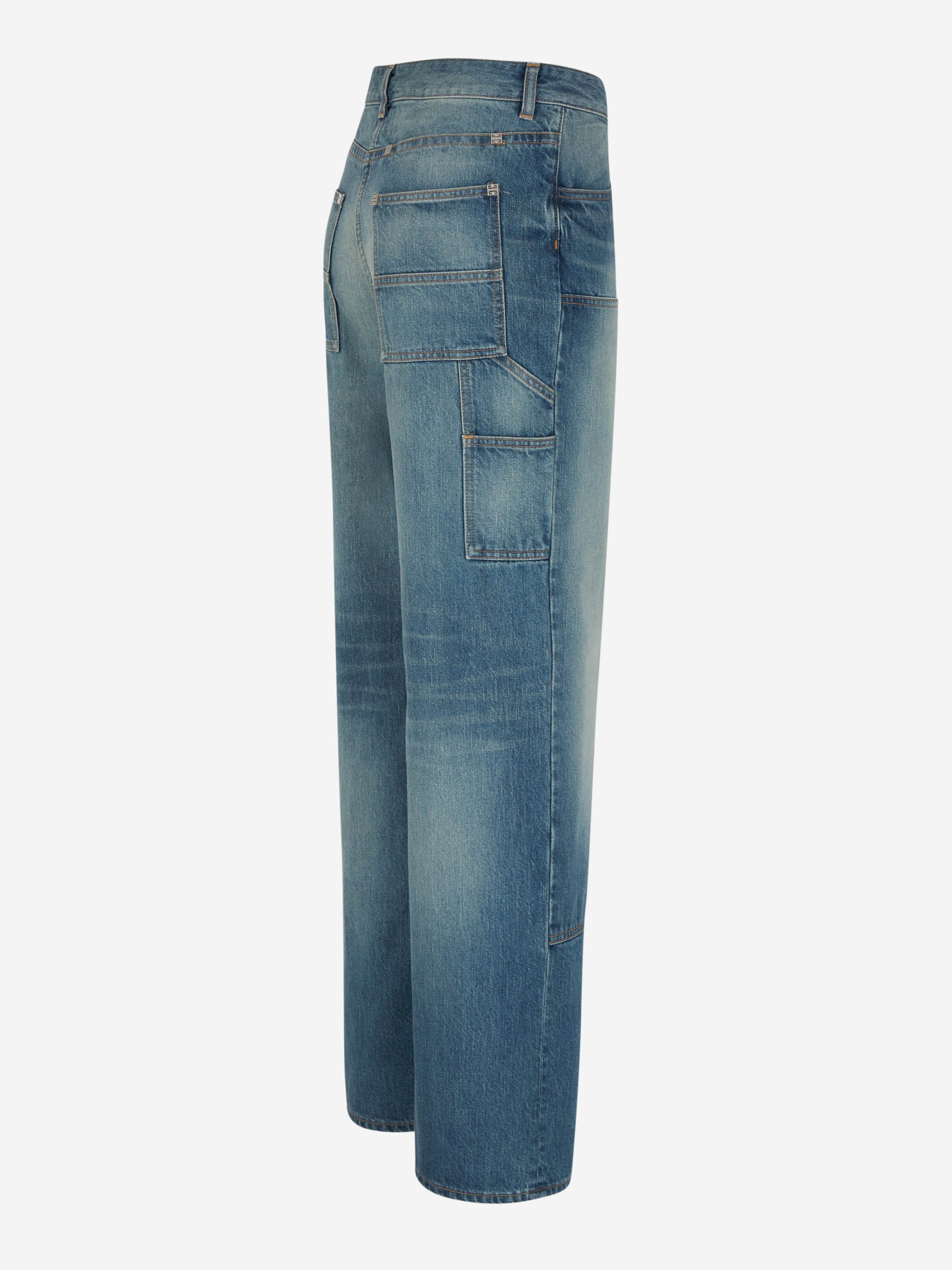Outlet online Givenchy Mujer Jeans Cargo Algodón color Azul Denim sku 763-001518 01 - Foto 2