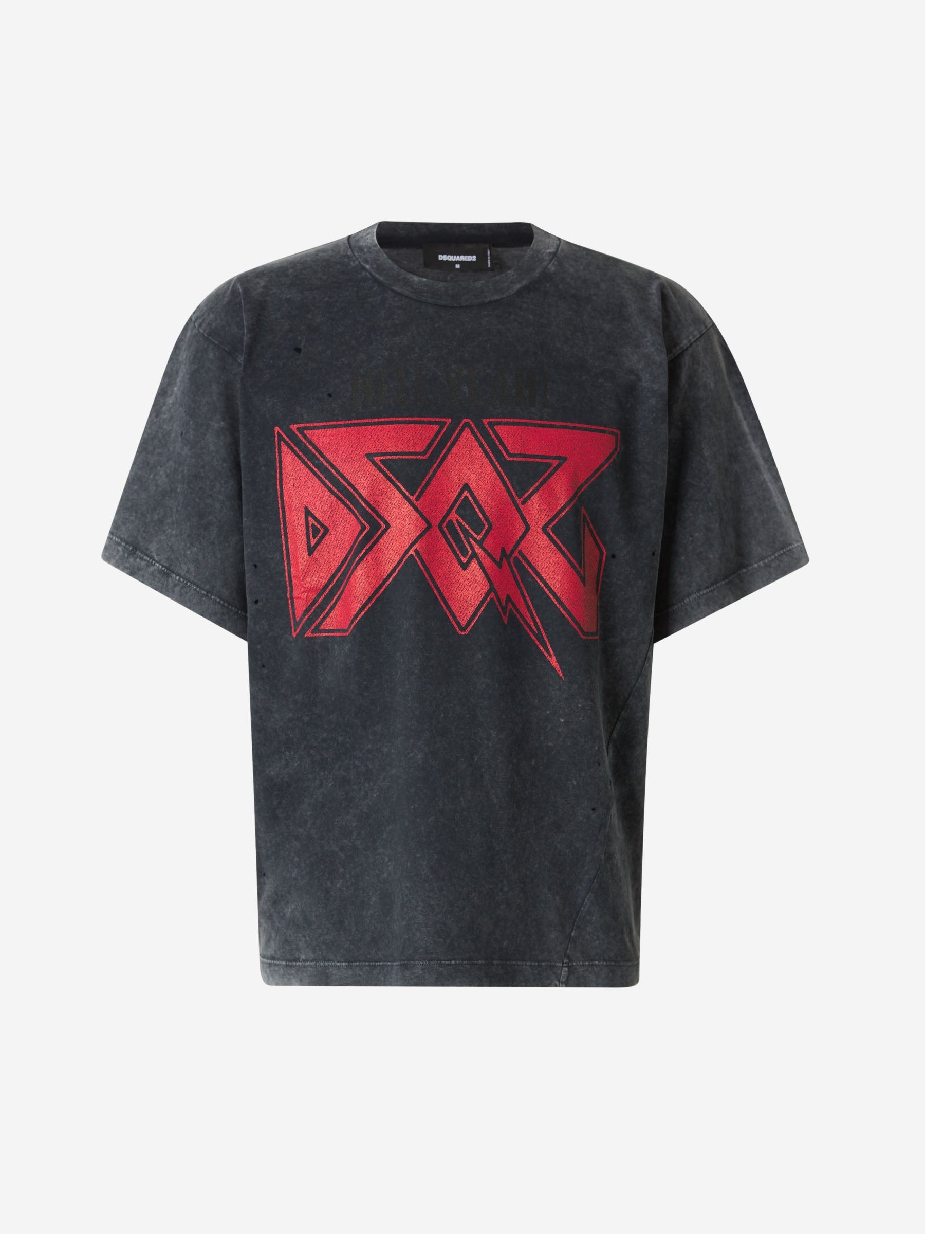 Outlet online Dsquared2 Hombre Camiseta Iron color Negro sku 553-003816 01 - Foto 1