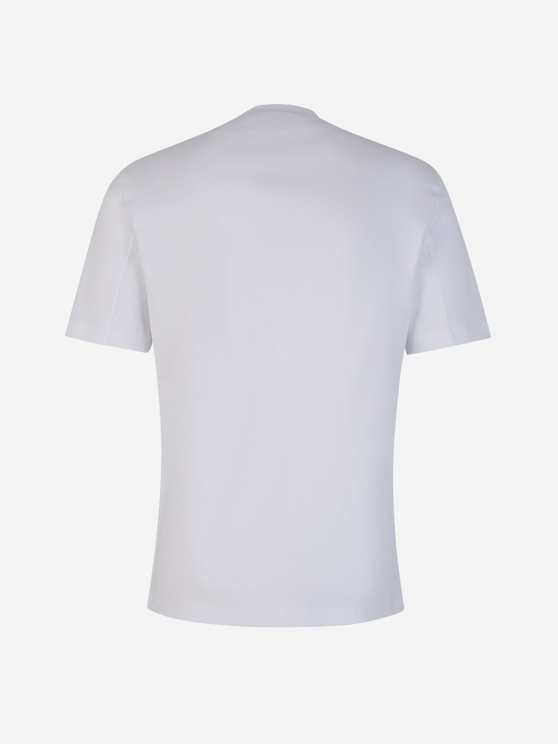 Outlet online Brunello Cucinelli Hombre Camiseta Estampada Algodón color Blanco sku 553-003567 01 - Foto 2