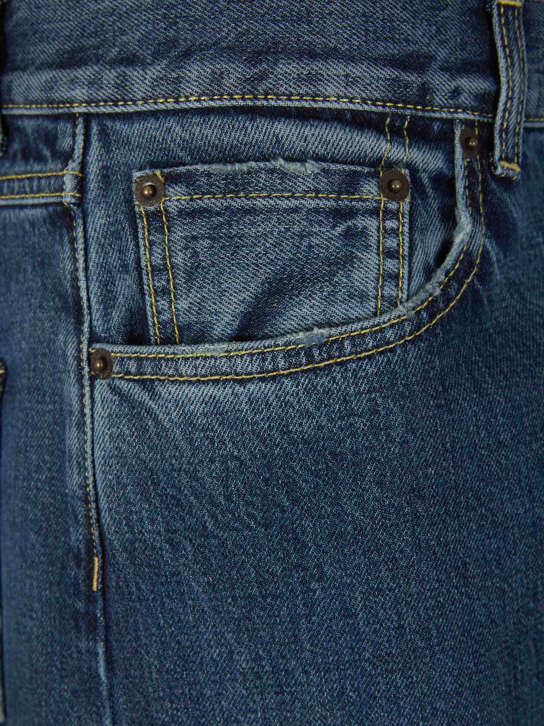 Outlet online McQueen Hombre Jeans Algodón Desgastado color Azul Denim sku 522-002585 01 - Foto 3
