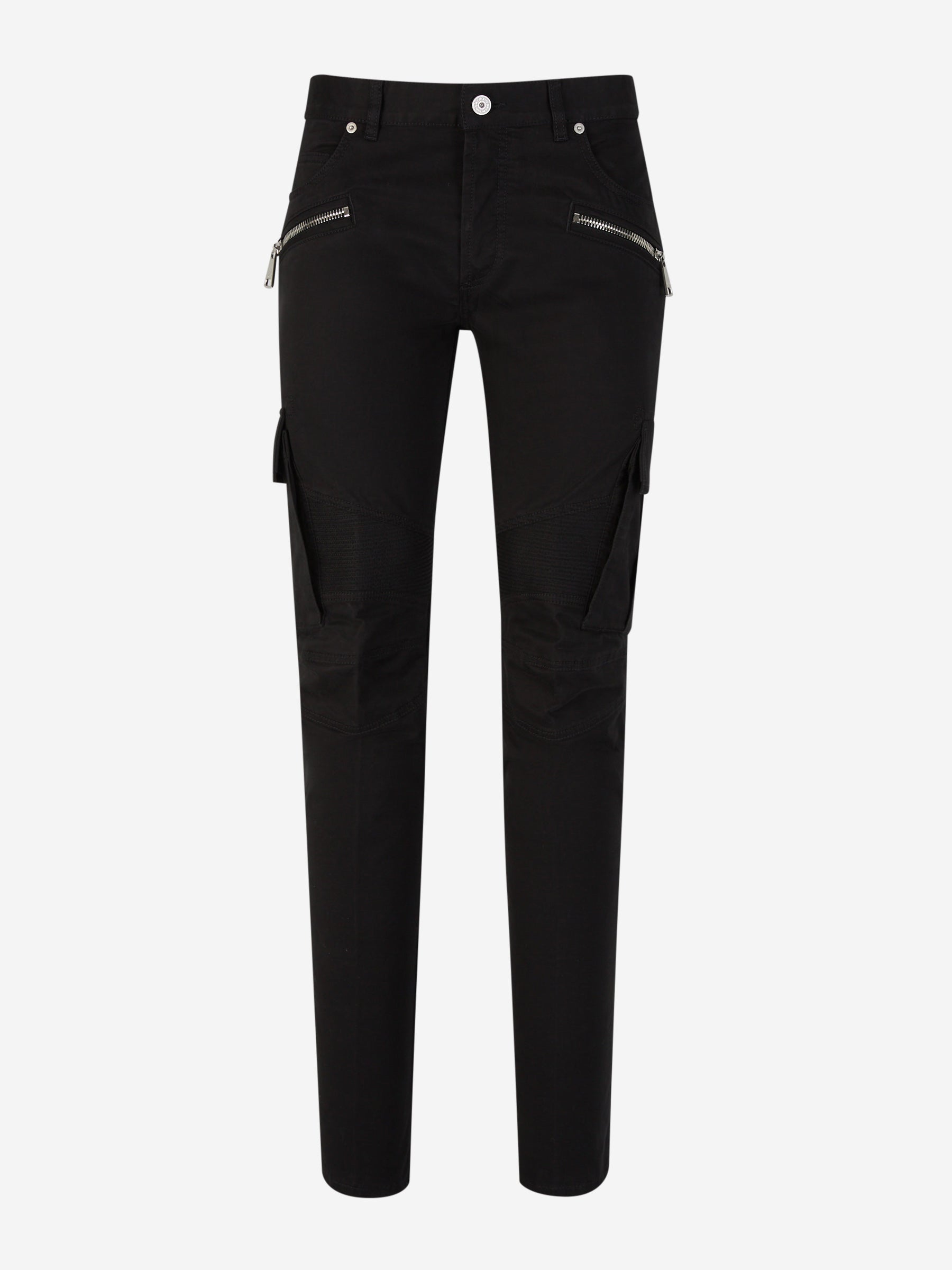 Outlet online Balmain Hombre Pantalones Cargo Algodón color Negro sku 522-002549 01 - Foto 1