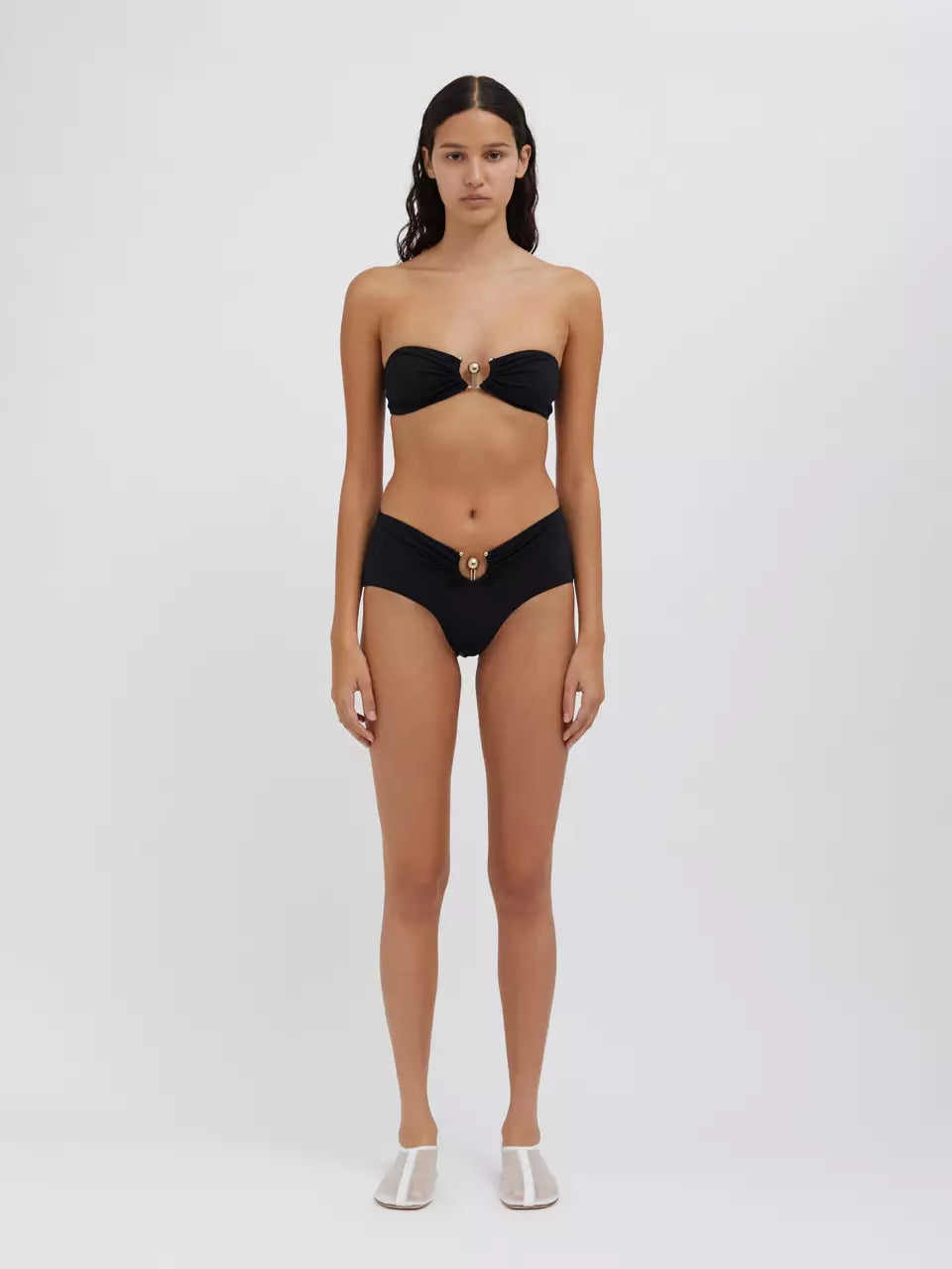 Outlet online Christopher Esber Mujer Braguita Bikini Orbit color Negro sku 781-000549 01 - Foto 2