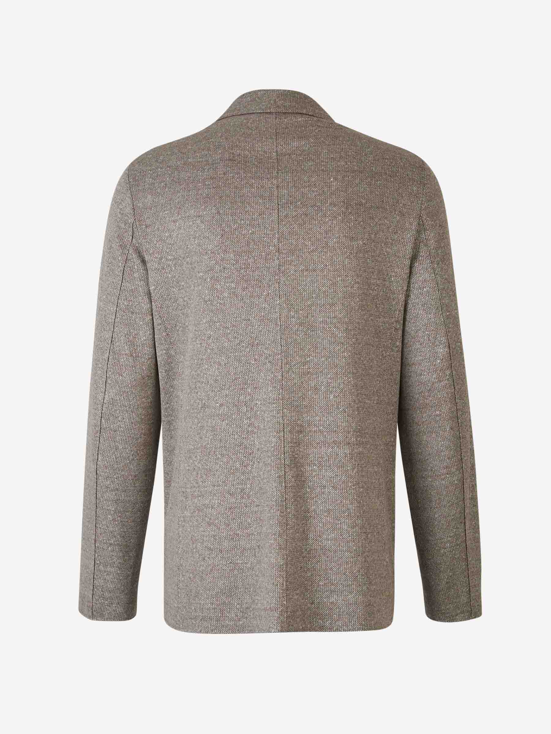 Outlet online Harris Wharf Hombre Americana Lino y Algodón color Topo sku 302-003416 02 - Foto 2