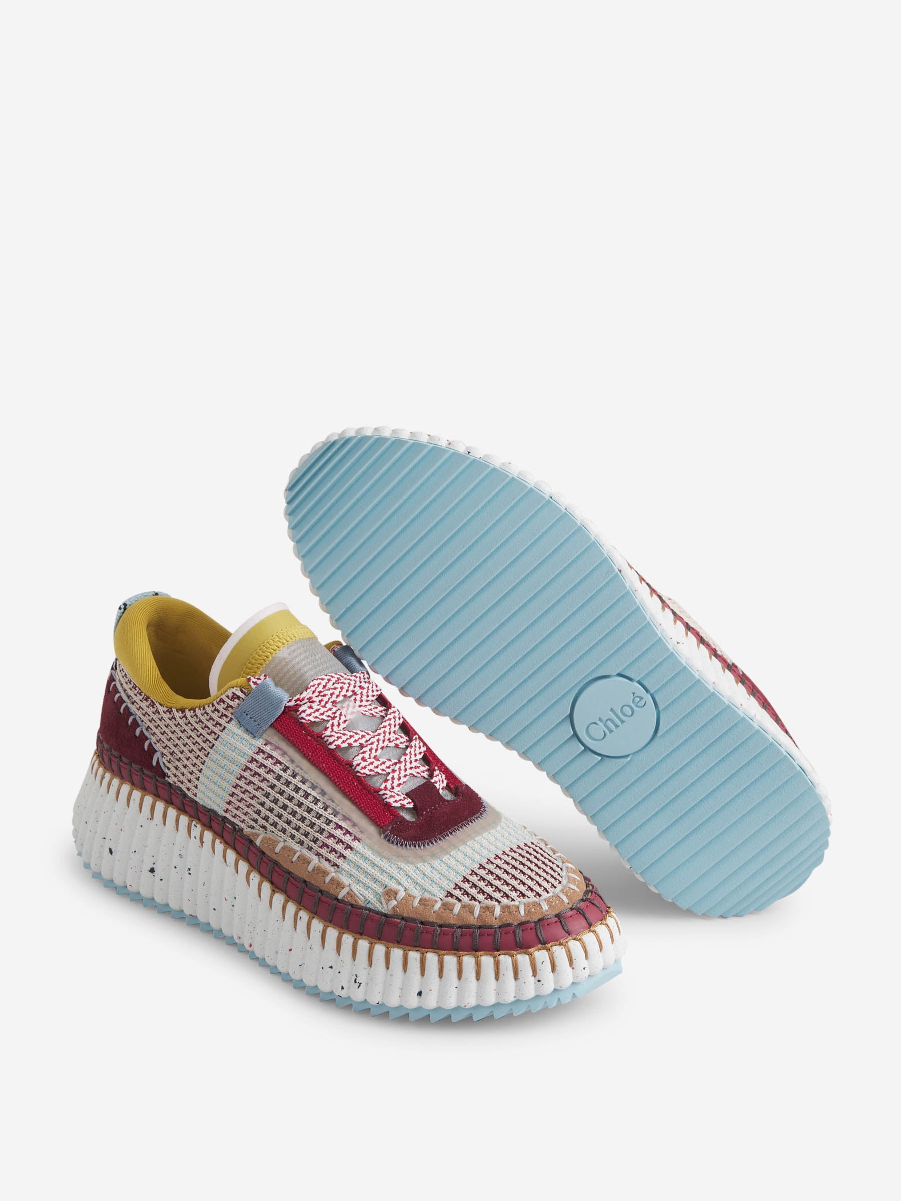 Outlet online Chloé Mujer Sneakers Ecológico Nama color Burdeos sku 806-000321 03 - Foto 8