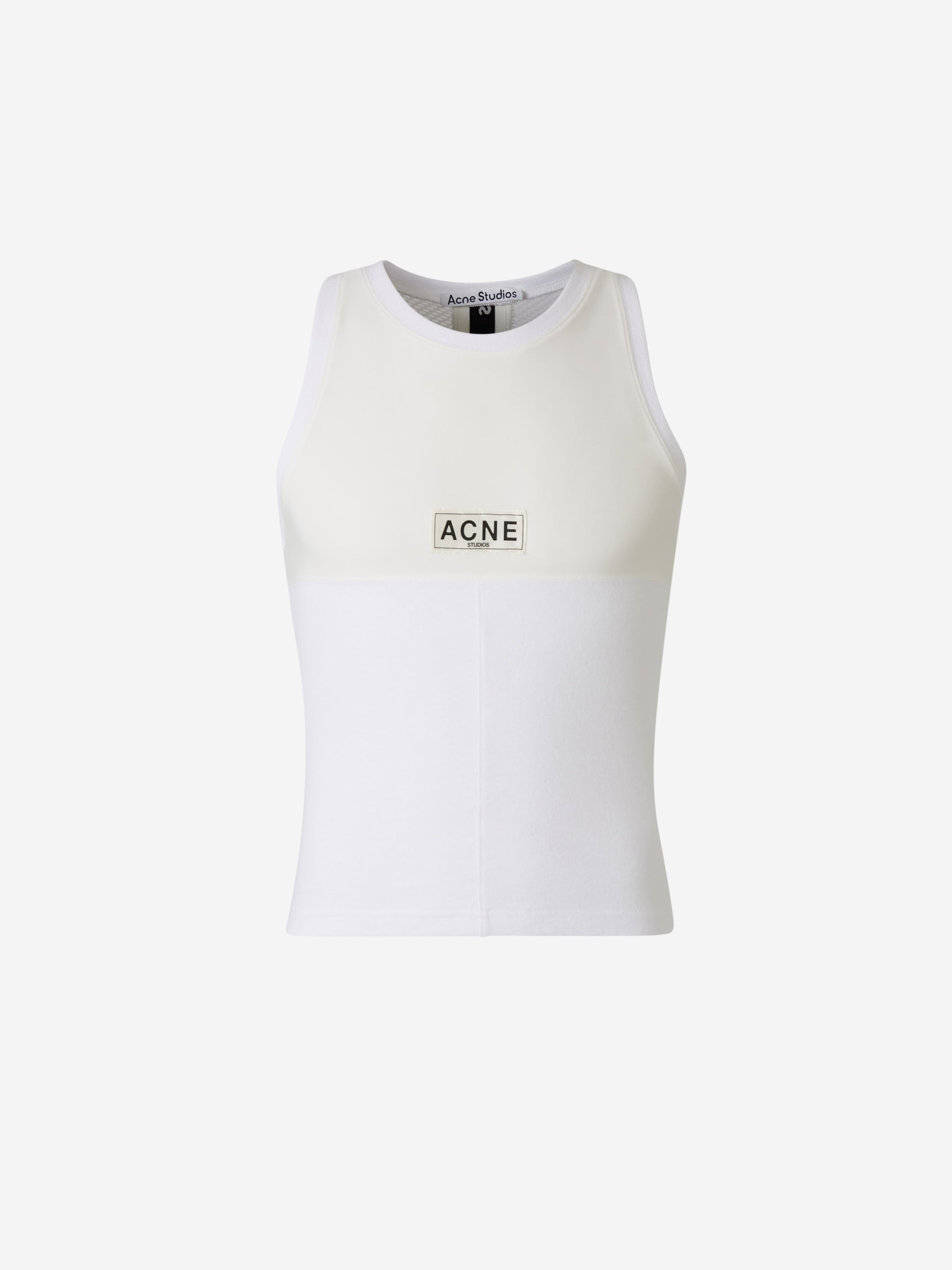 Outlet online Acne Studios Hombre Camiseta Elástica Texturizada color Blanco sku 553-003542 01 - Foto 1