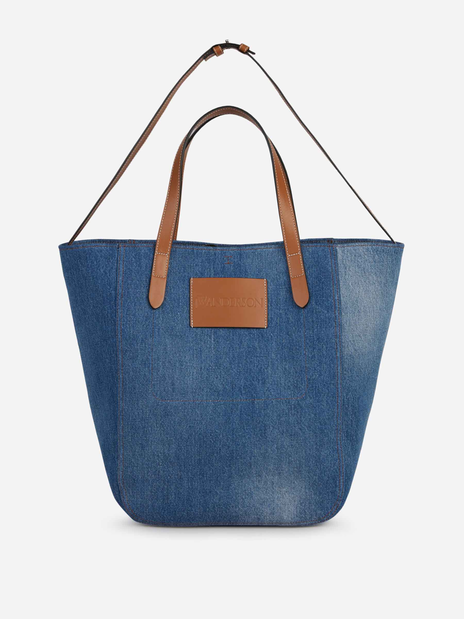 Outlet online JW Anderson Mujer Bolso Tote Denim color Azul Denim sku 810-007323 00 - Foto 3