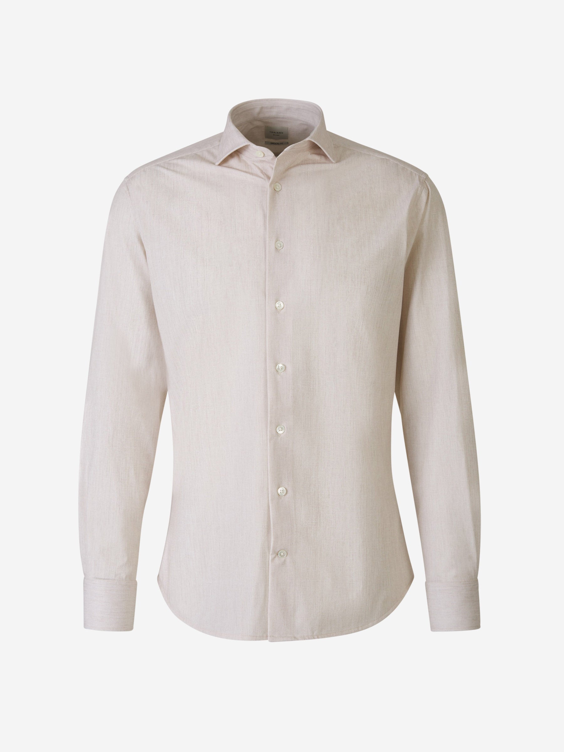 Outlet online Traiano Milano Hombre Camisa Motivo Rayas color Beis sku 531-006236 01 - Foto 1