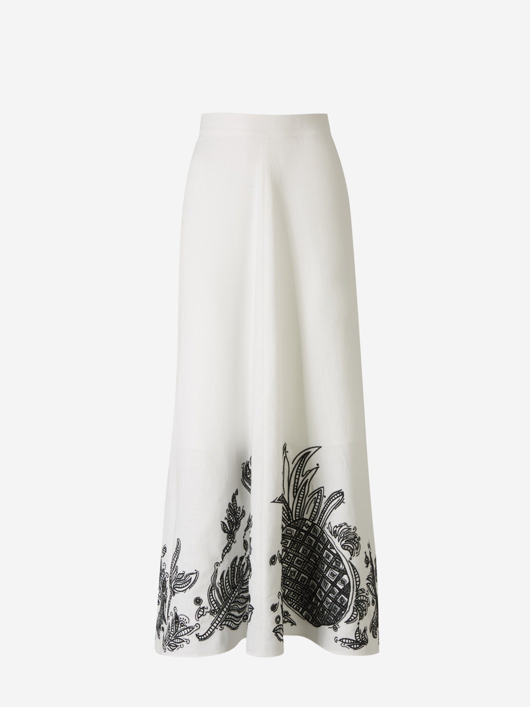 Outlet online Dorothee Schumacher Mujer Falda Midi Lino Texturizada color Blanco sku 750-001456 01 - Foto 2