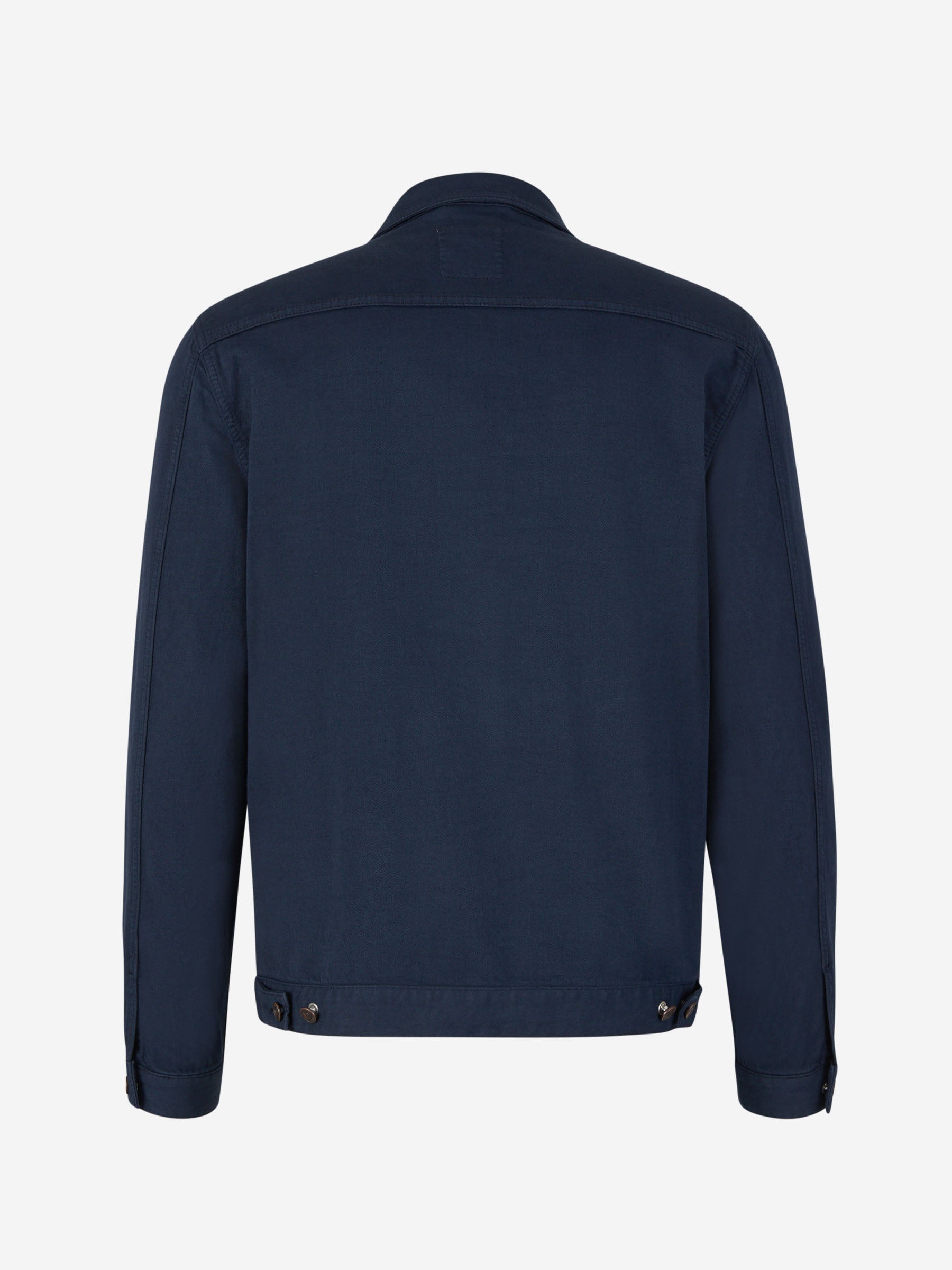 Outlet online Richard J. Brown Hombre Cazadora Denim Algodón color Azul Marino sku 512-002173 02 - Foto 2