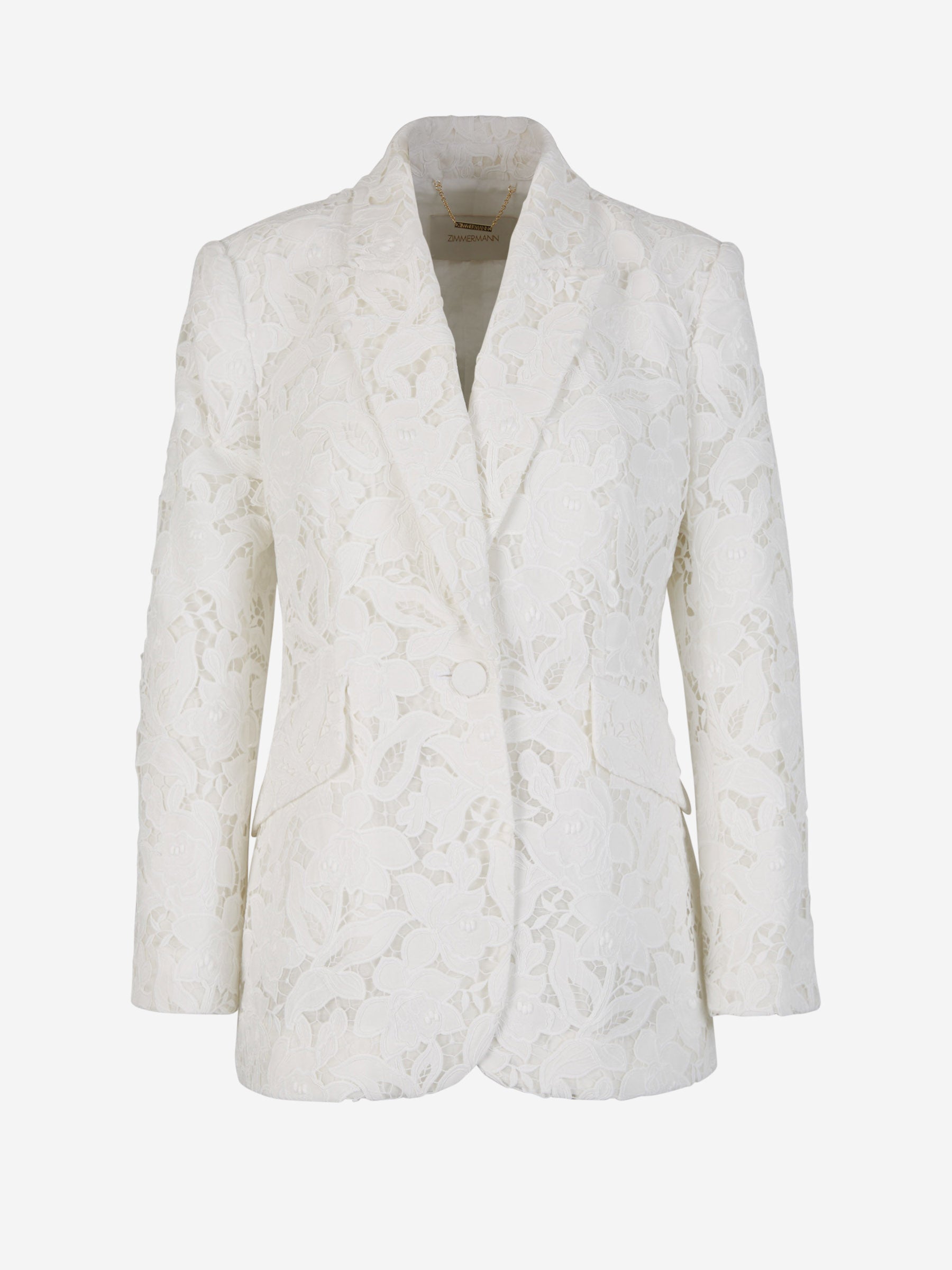 Outlet online Zimmermann Mujer Blazer Natura Encaje color Blanco sku 741-002129 01 - Foto 1