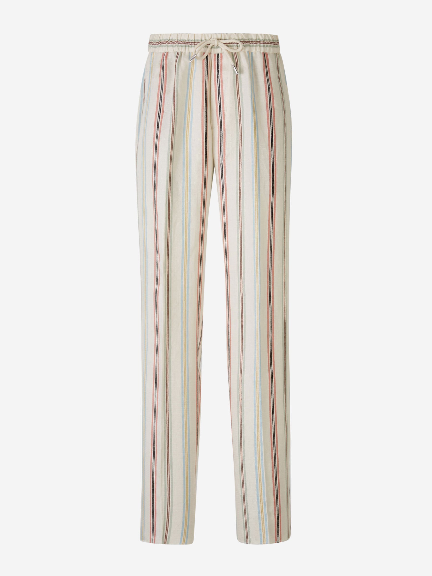 Etro Pantalones Motivo Rayas Lino color Multicolor sku 521-003007 01 - Foto 1