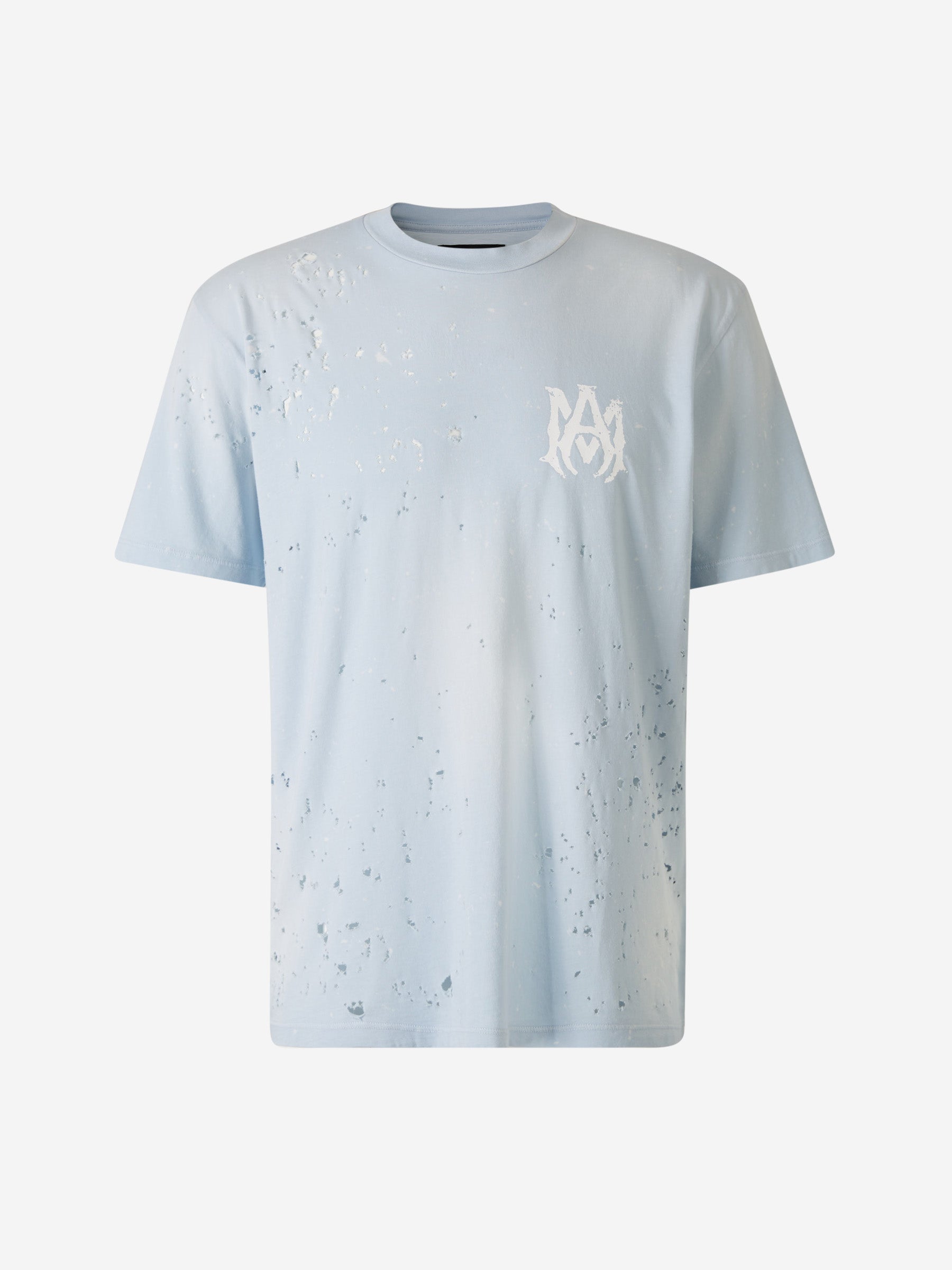 Outlet online Amiri Hombre Camiseta Estampada Algodón color Azul Cielo sku 553-003618 01 - Foto 1