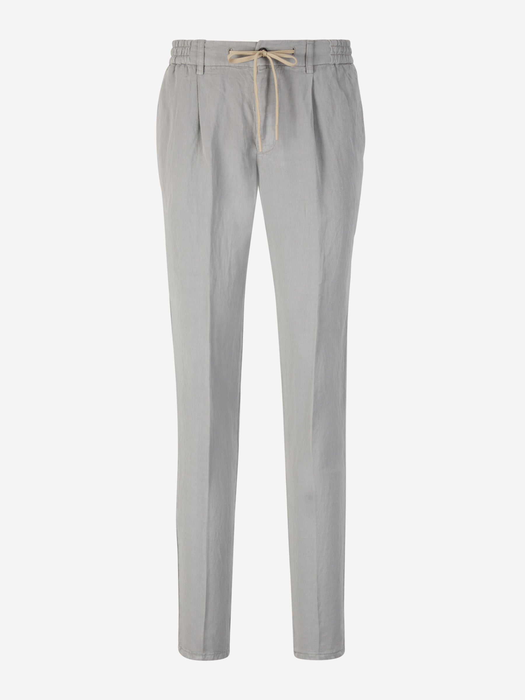 Outlet online Santa Eulalia Hombre Joggers Fluidos Lino color Gris Claro sku 521-003035 02 - Foto 1