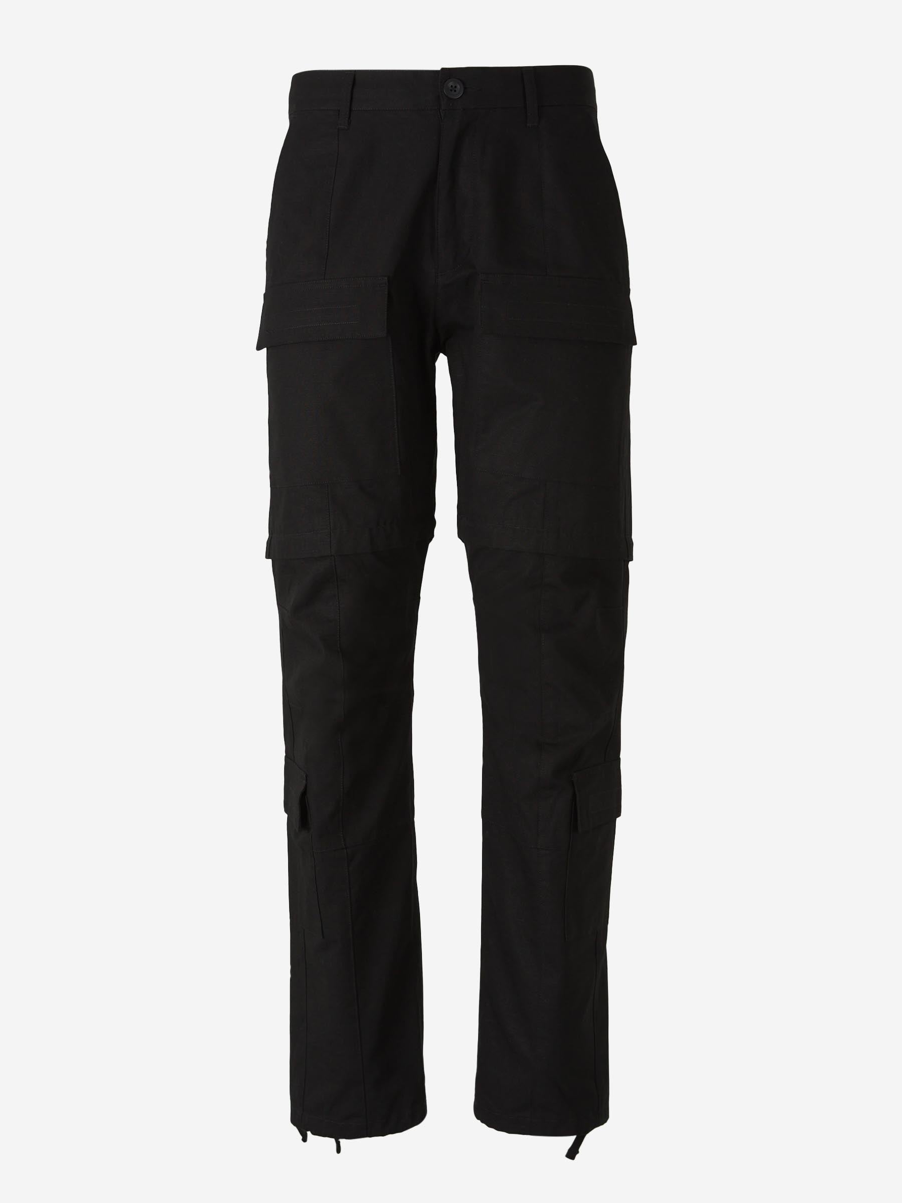 Outlet online John Elliott Hombre Pantalones Cargo Algodón color Negro sku 521-003093 01 - Foto 1