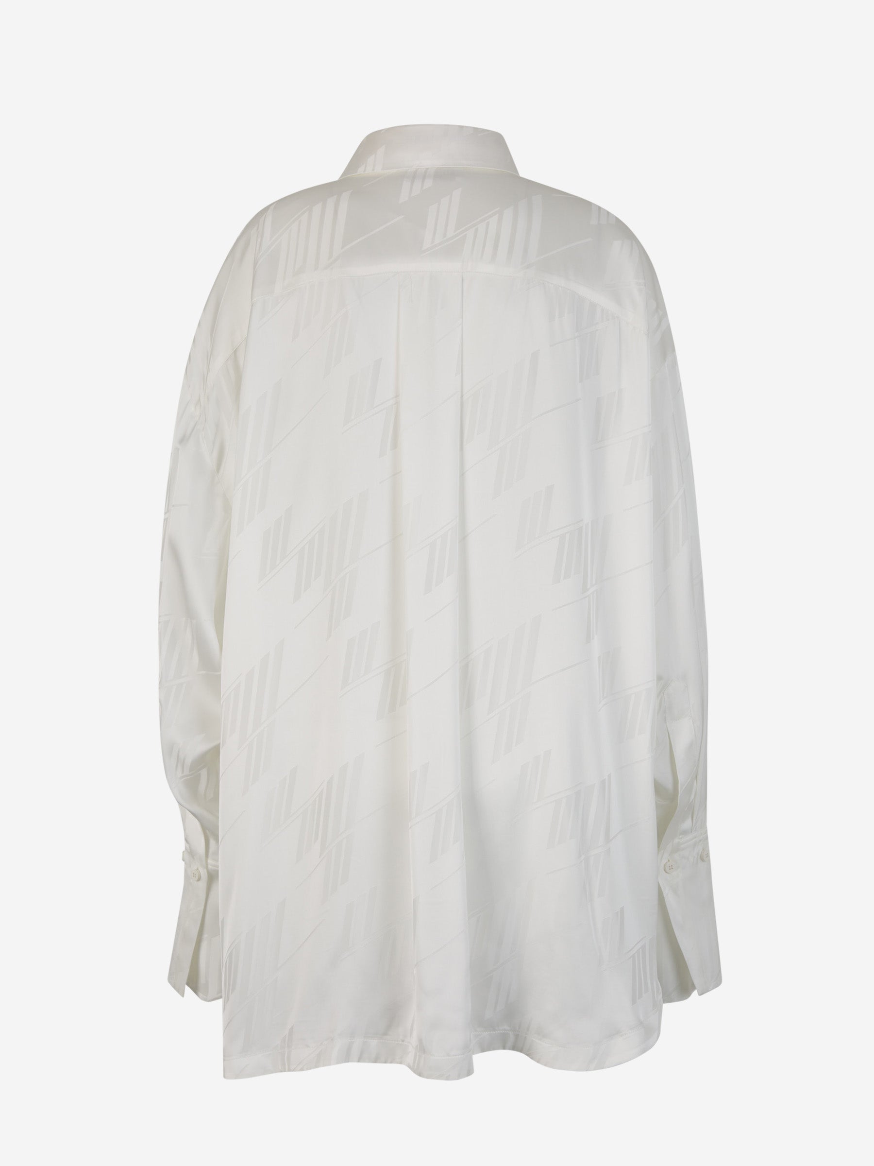 Outlet online The Attico Mujer Camisa Diana Viscosa color Blanco sku 701-002026 01 - Foto 2