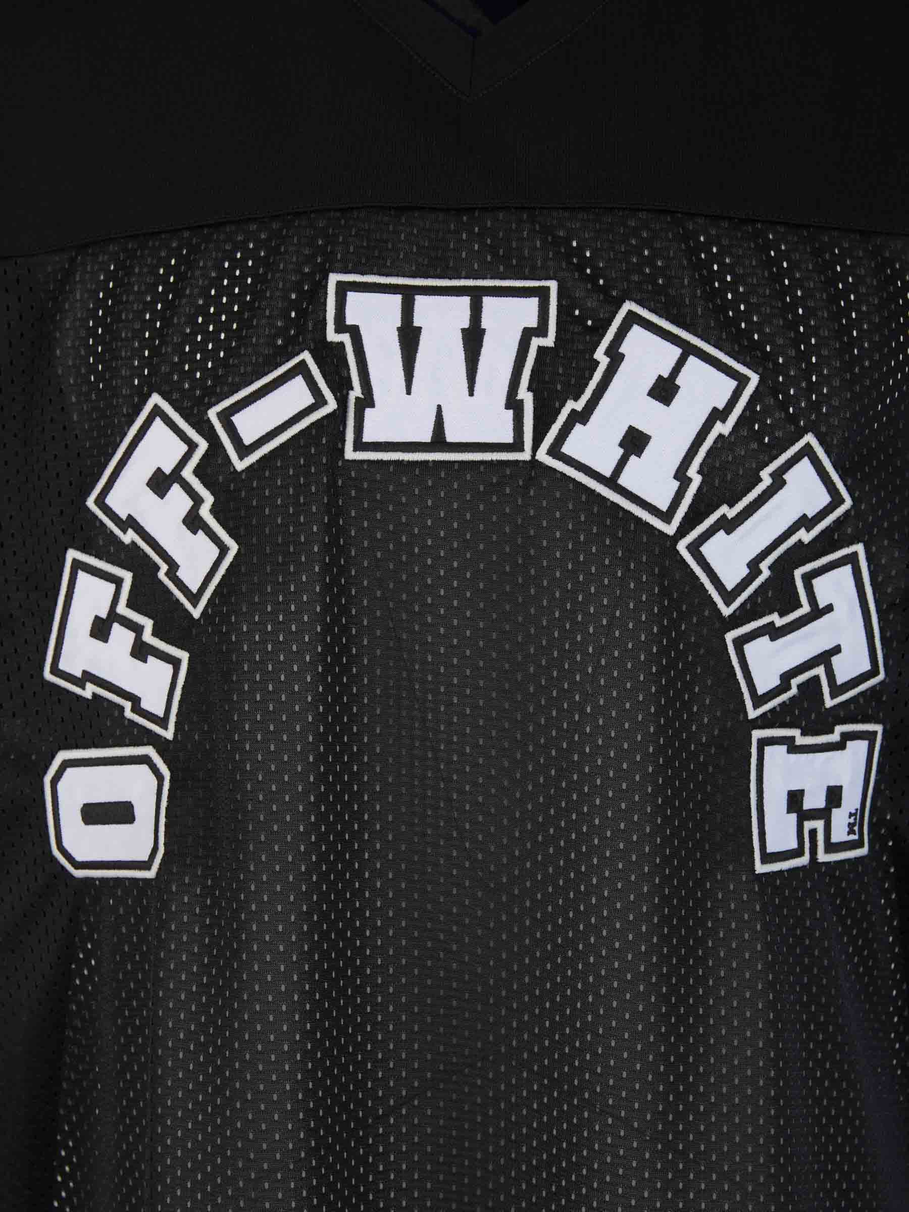 Outlet online Off-White Hombre Camiseta Football Parches color Negro sku 553-003506 01 - Foto 4