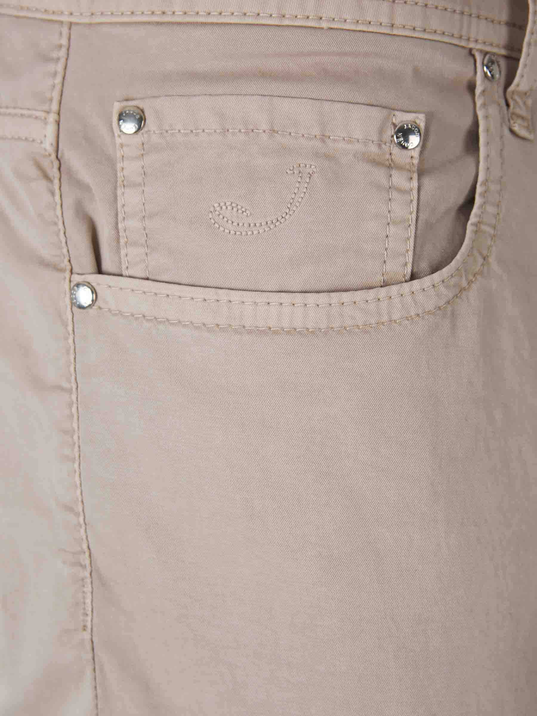 Jacob Cohën Jeans Slim Algodón color Beige sku 522-002418 08 - Foto 3