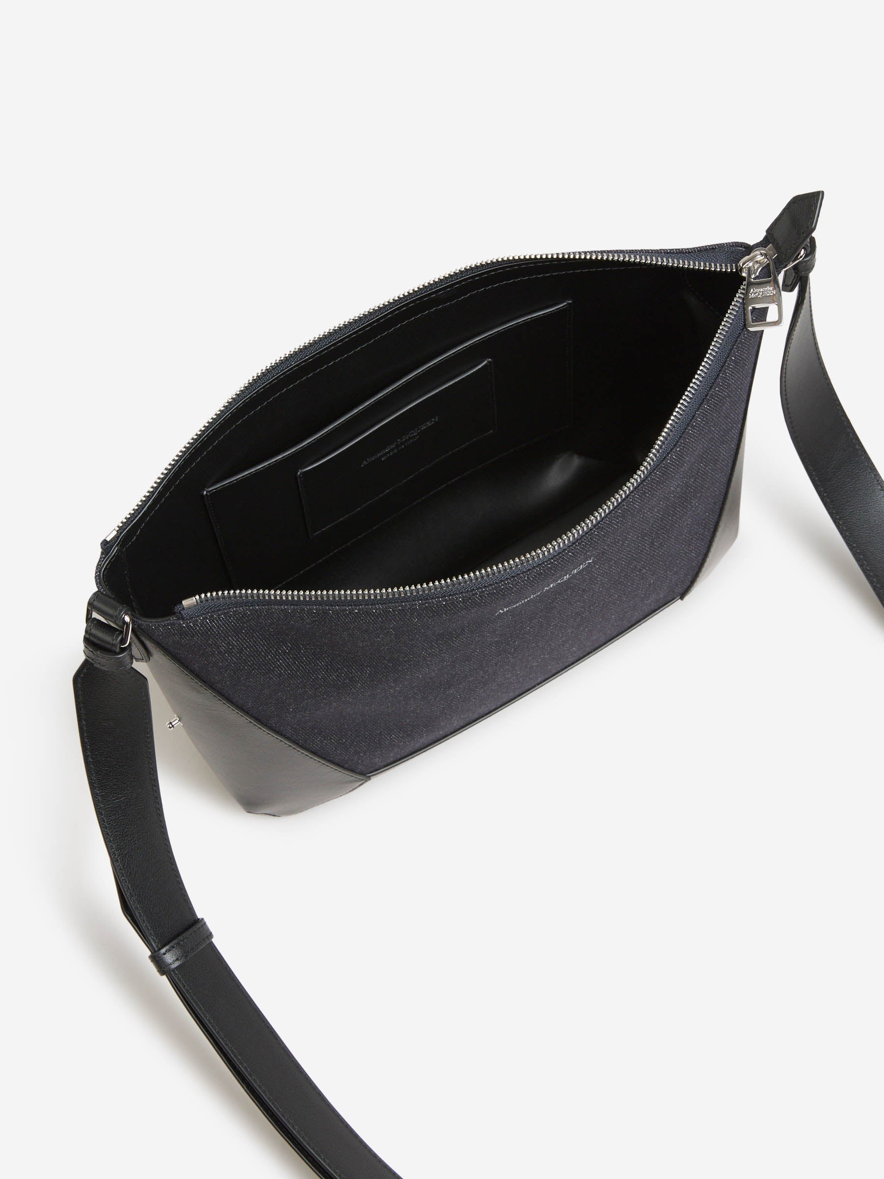 Outlet online McQueen Hombre Bolso Bandolera Denim color Negro sku 692-001780 01 - Foto 4