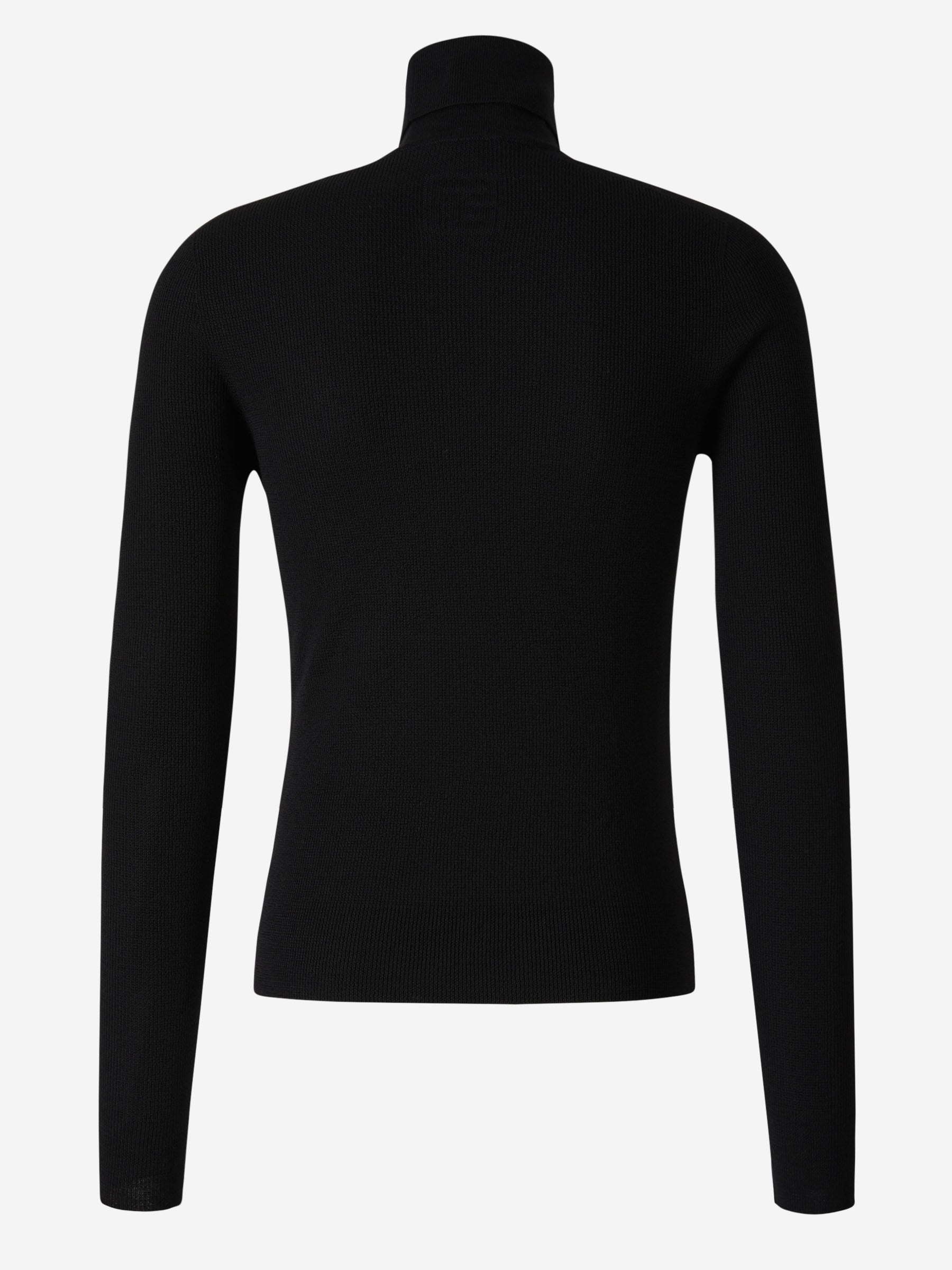 Outlet online Balmain Hombre Jersey Cuello Vuelto Lana color Negro sku 542-002240 00 - Foto 2