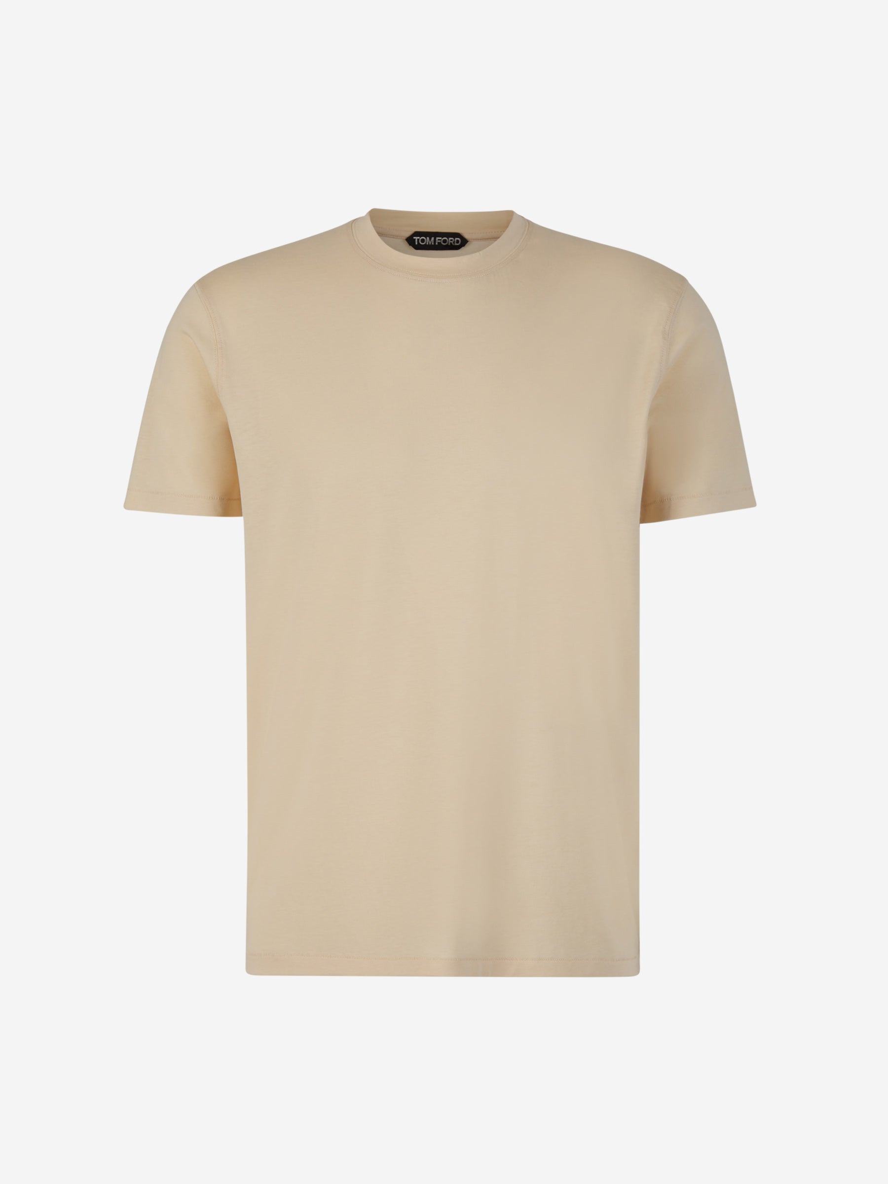 Outlet online Tom Ford Hombre Camiseta Lisa color Naranja Claro sku 553-003569 08 - Foto 1