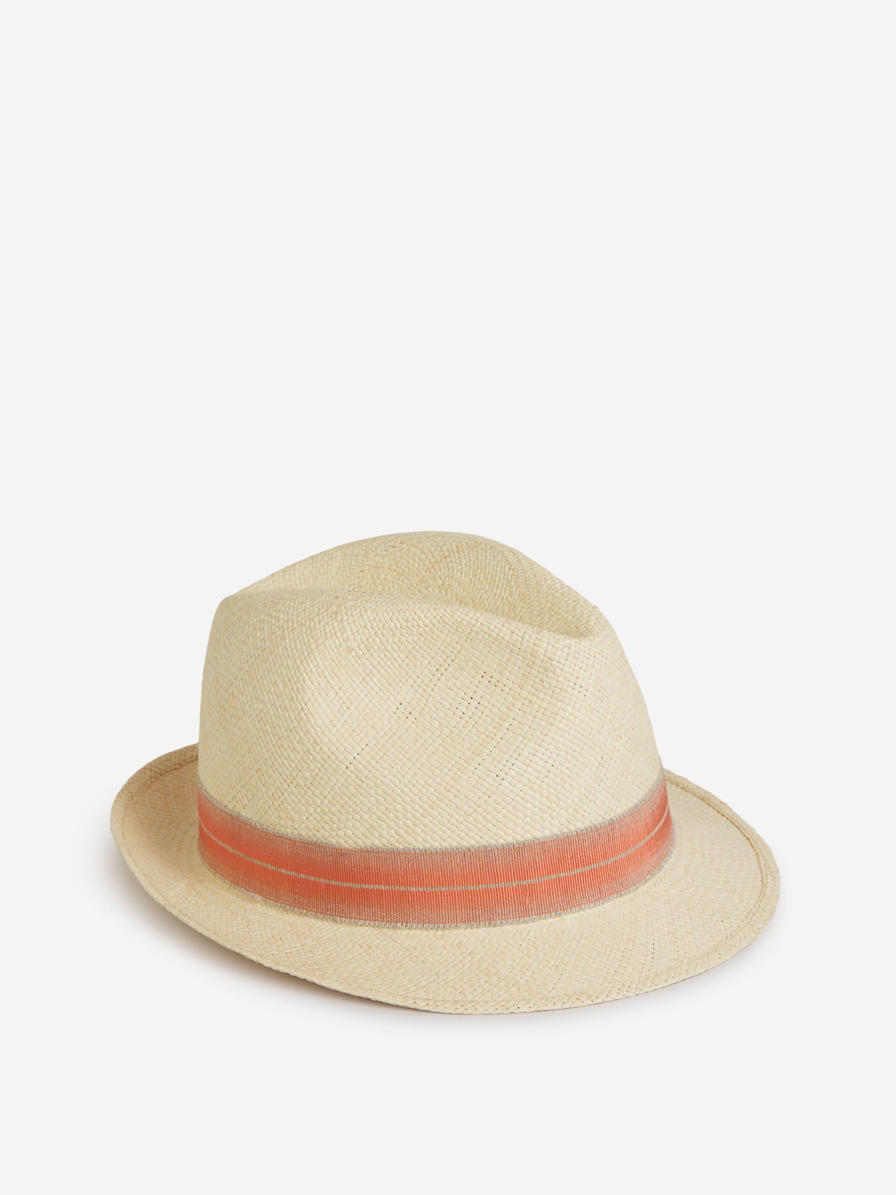 Outlet online Borsalino Hombre Sombrero Panamá Paja color Naranja Claro sku 695-001479 01 - Foto 2