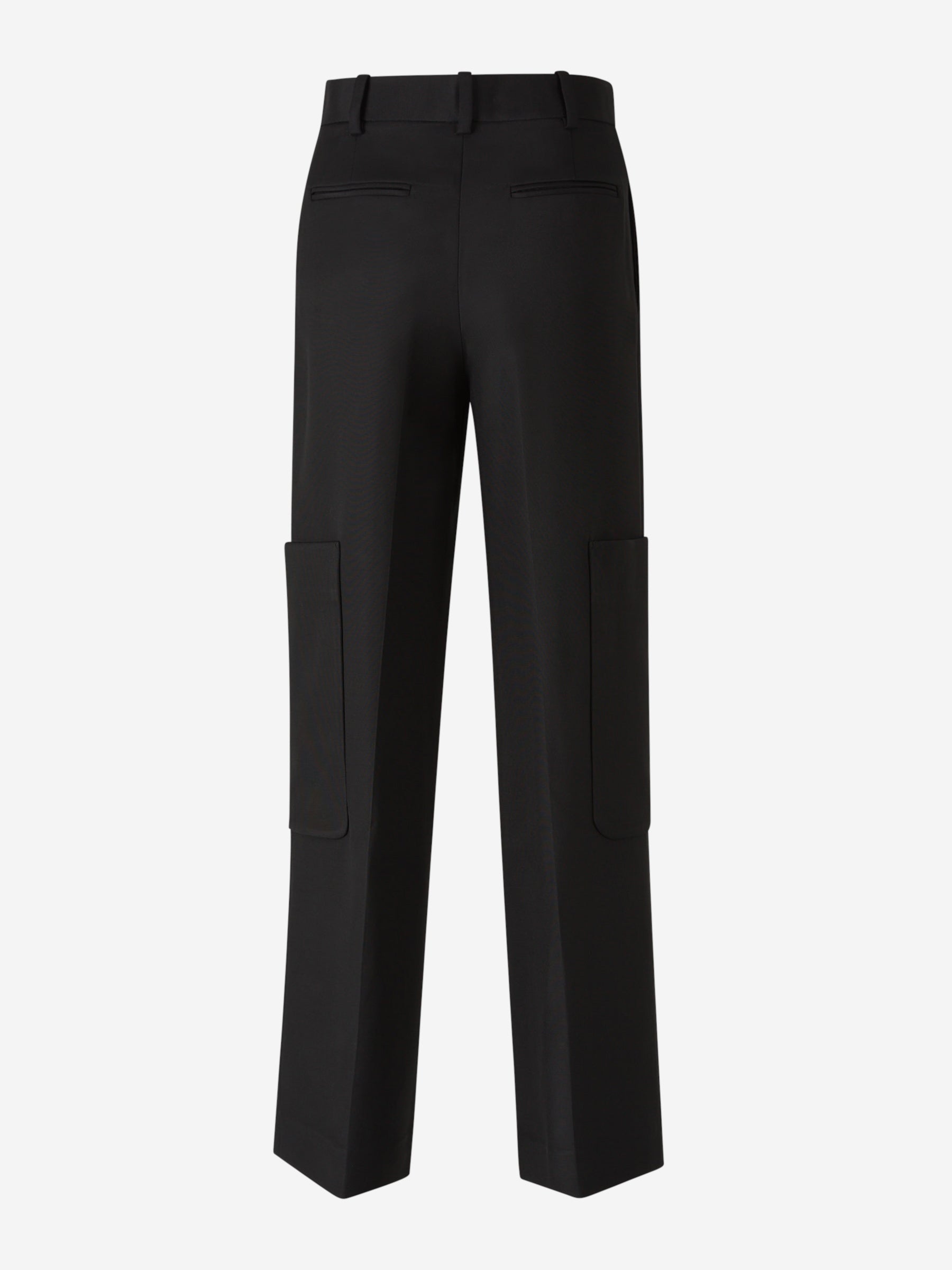Outlet online Khaite Mujer Pantalones Vestir Caiton color Negro sku 761-003598 01 - Foto 4